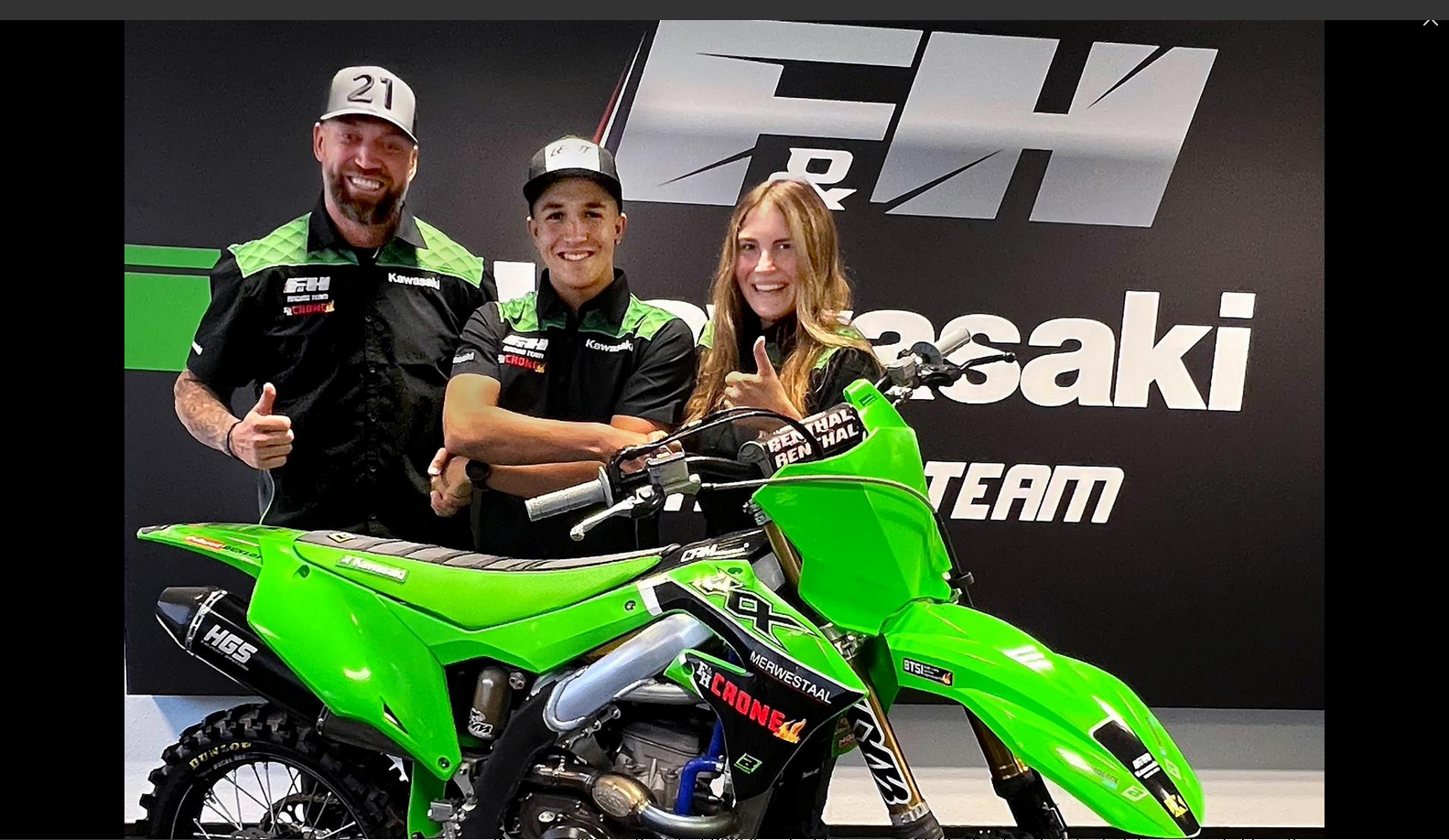 David Braceras al Mundial MX2 2023 con el equipo F&H Kawasaki