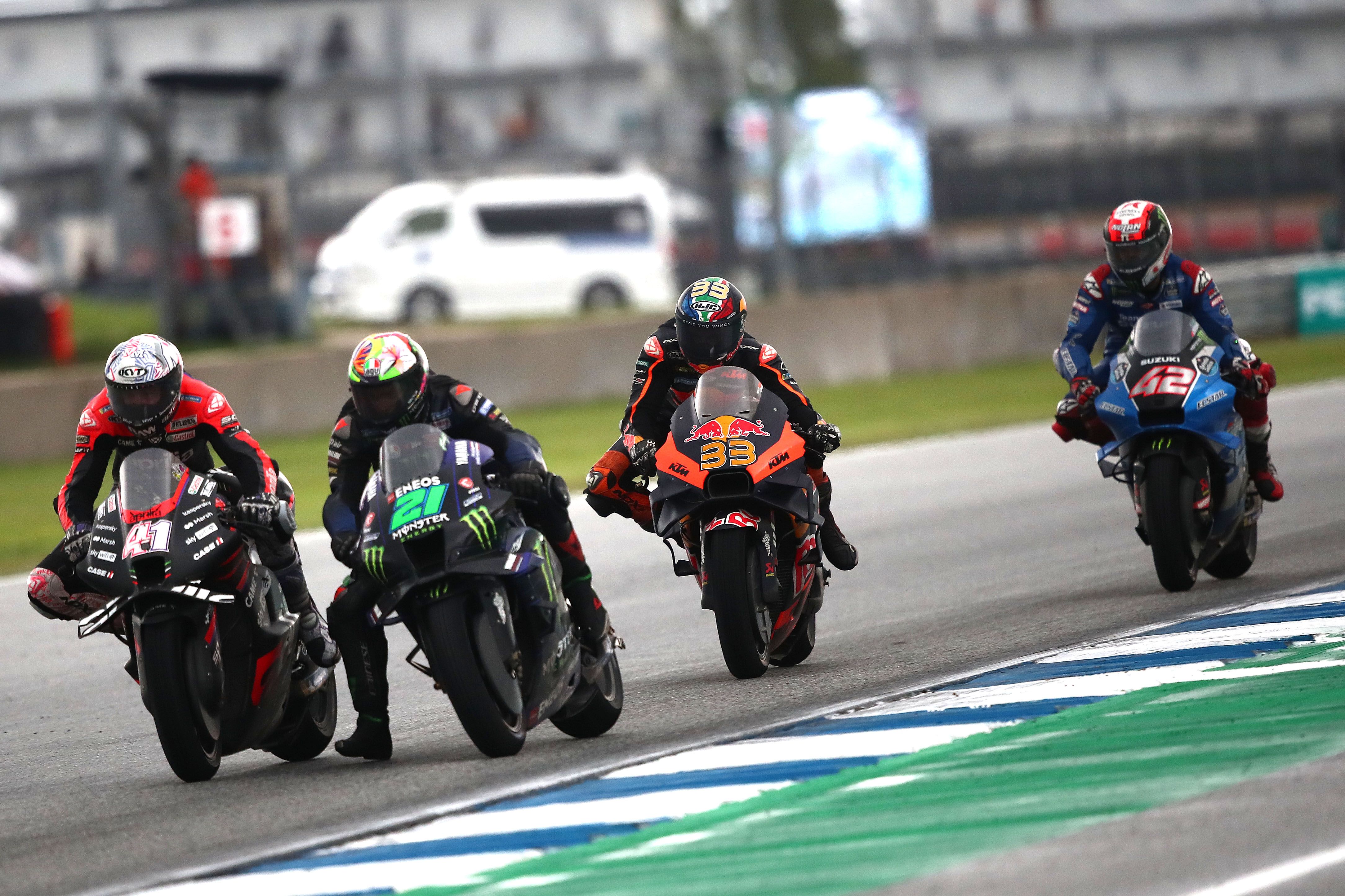 Aleix Espargaró supera a Franco Morbidelli ante Brad Binder y Álex Rins, MotoGP Tailandia 2022