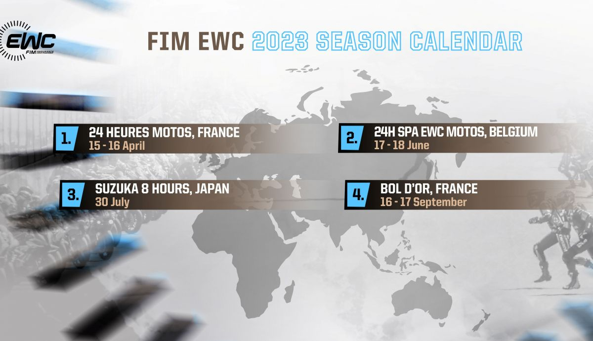 Calendario del FIM EWC 2023