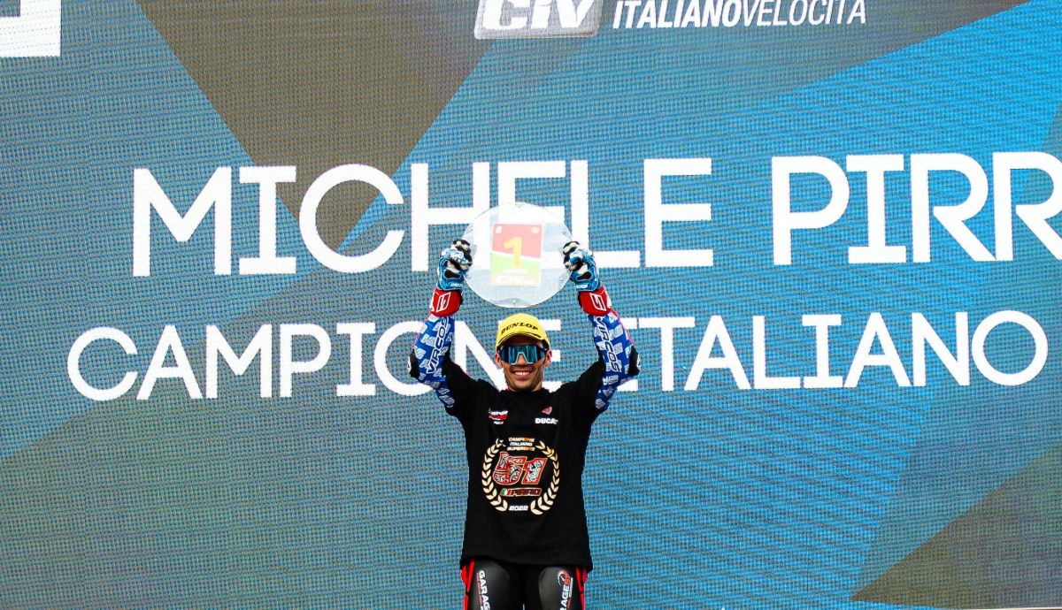 Michele Pirro conquista el CIV Superbike 2022, su noveno título nacional Michele Pirro conquista el CIV Superbike 2022, su noveno título nacional