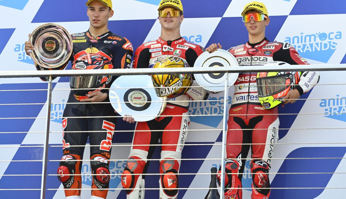 podio moto3 australia