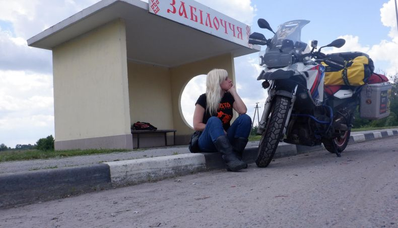 Un momento de descanso en la ruta Un momento de descanso en la ruta