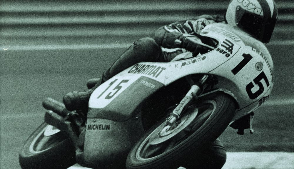 Víctor Palomo, campeón de 750 en 1976 Víctor Palomo, campeón de 750 en 1976