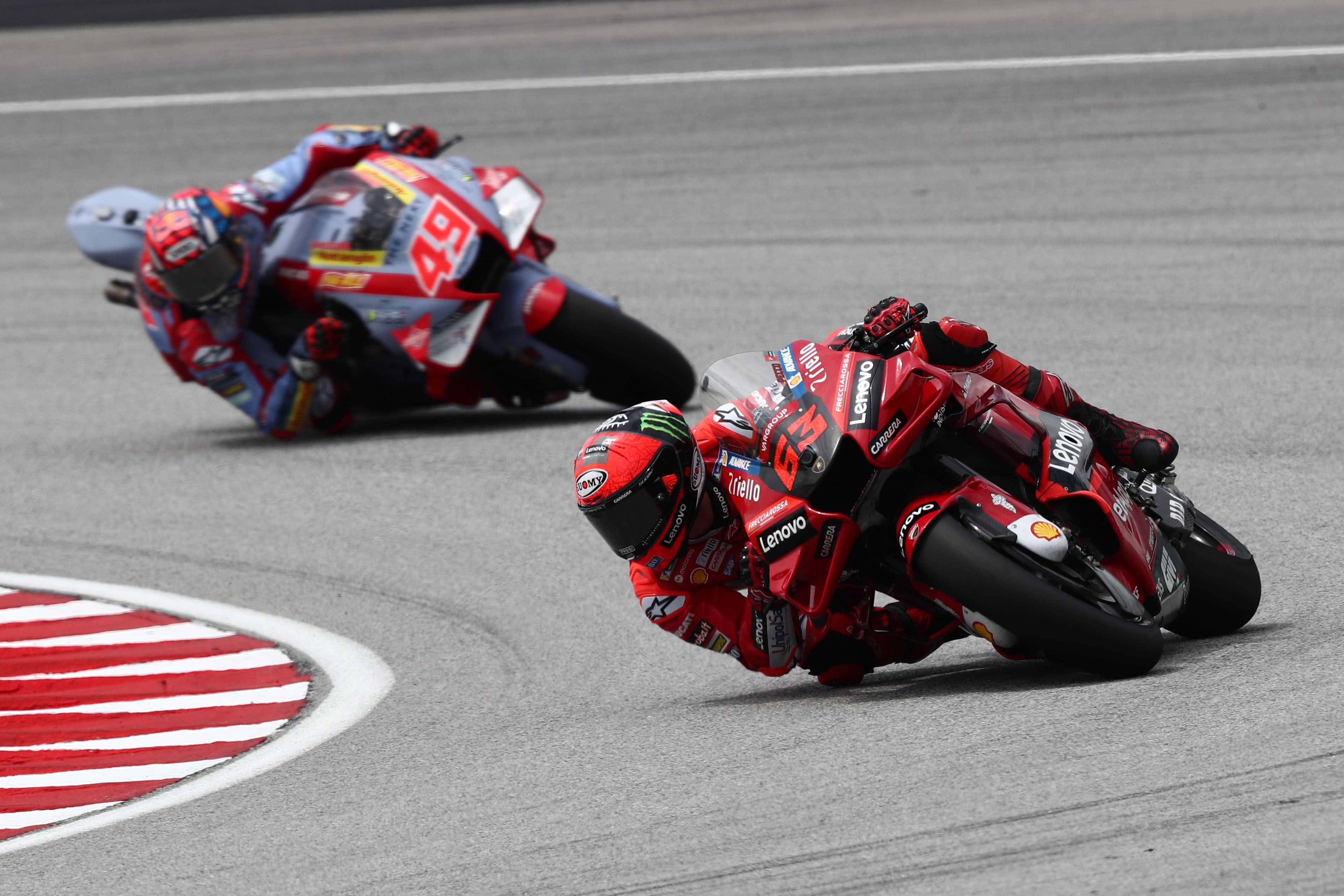 Pecco Bagnaia tendrá en Malasia su primera bola de título.