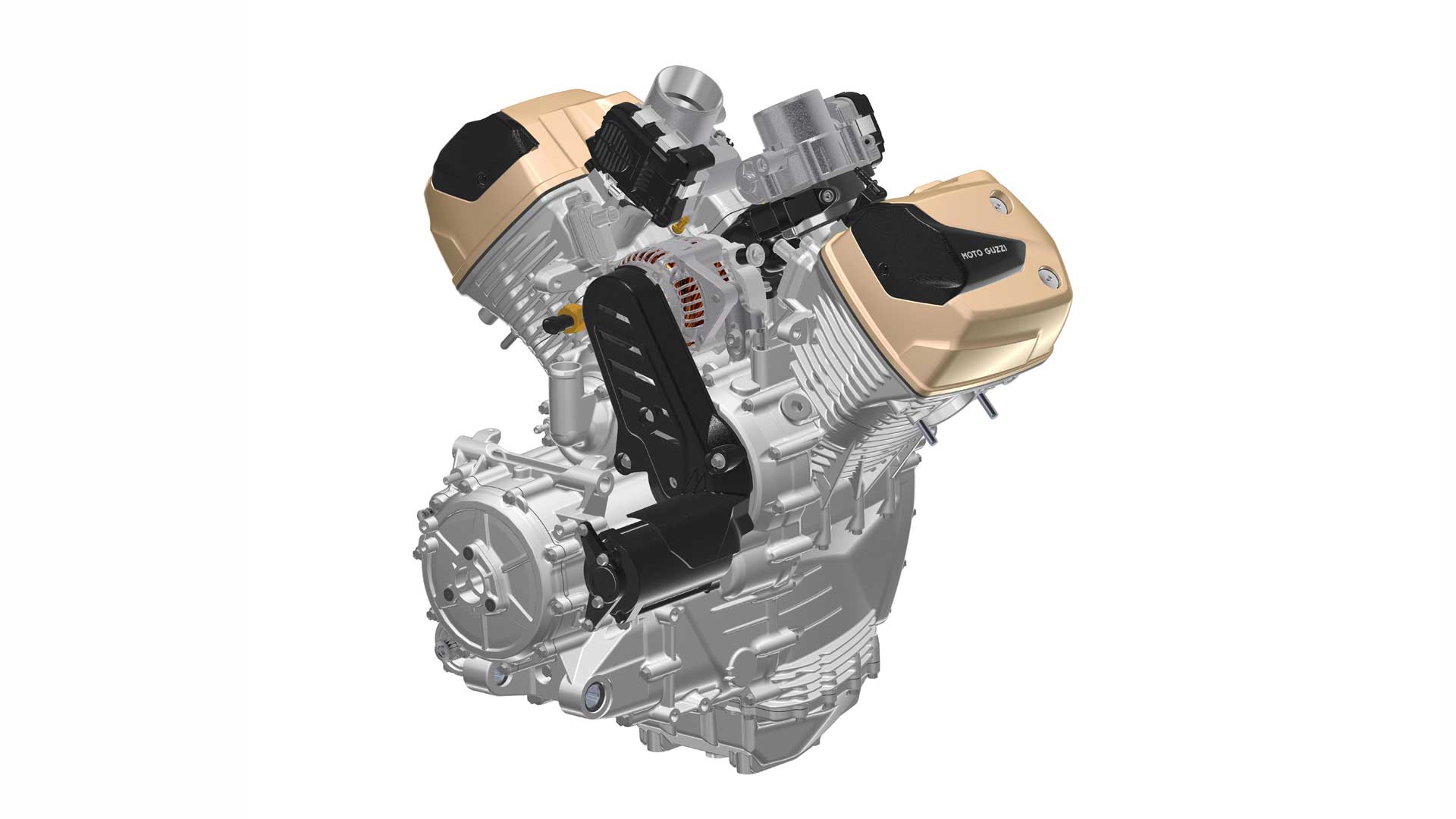 Moto Guzzi V 100 Motor Render (2)