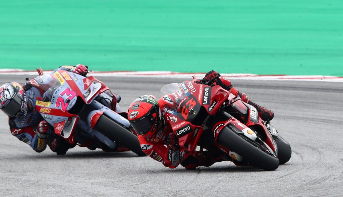 Pecco Bagnaia se impuso a Enea Bastianini en Malasia Pecco Bagnaia se impuso a Enea Bastianini en Malasia