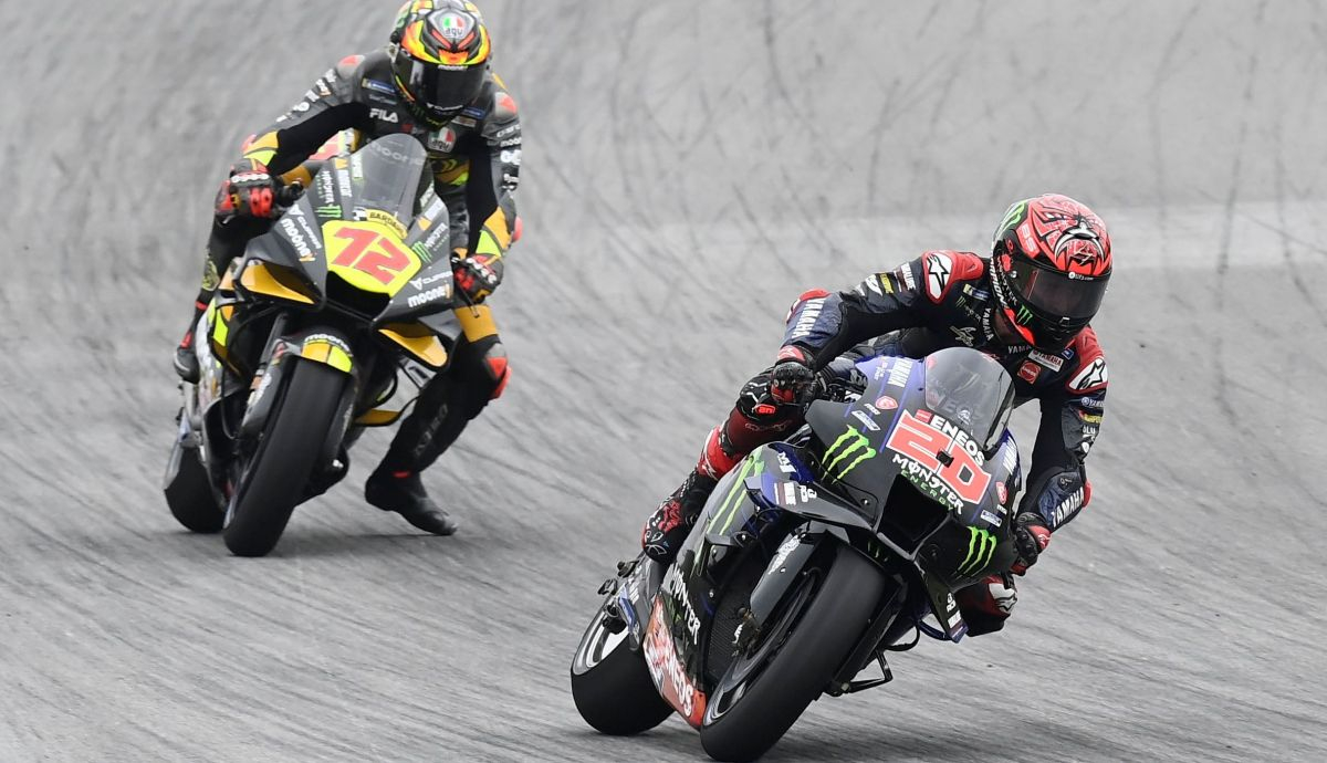 Fabio Quartararo contuvo a Marco Bezzecchi en Malasia Fabio Quartararo contuvo a Marco Bezzecchi en Malasia