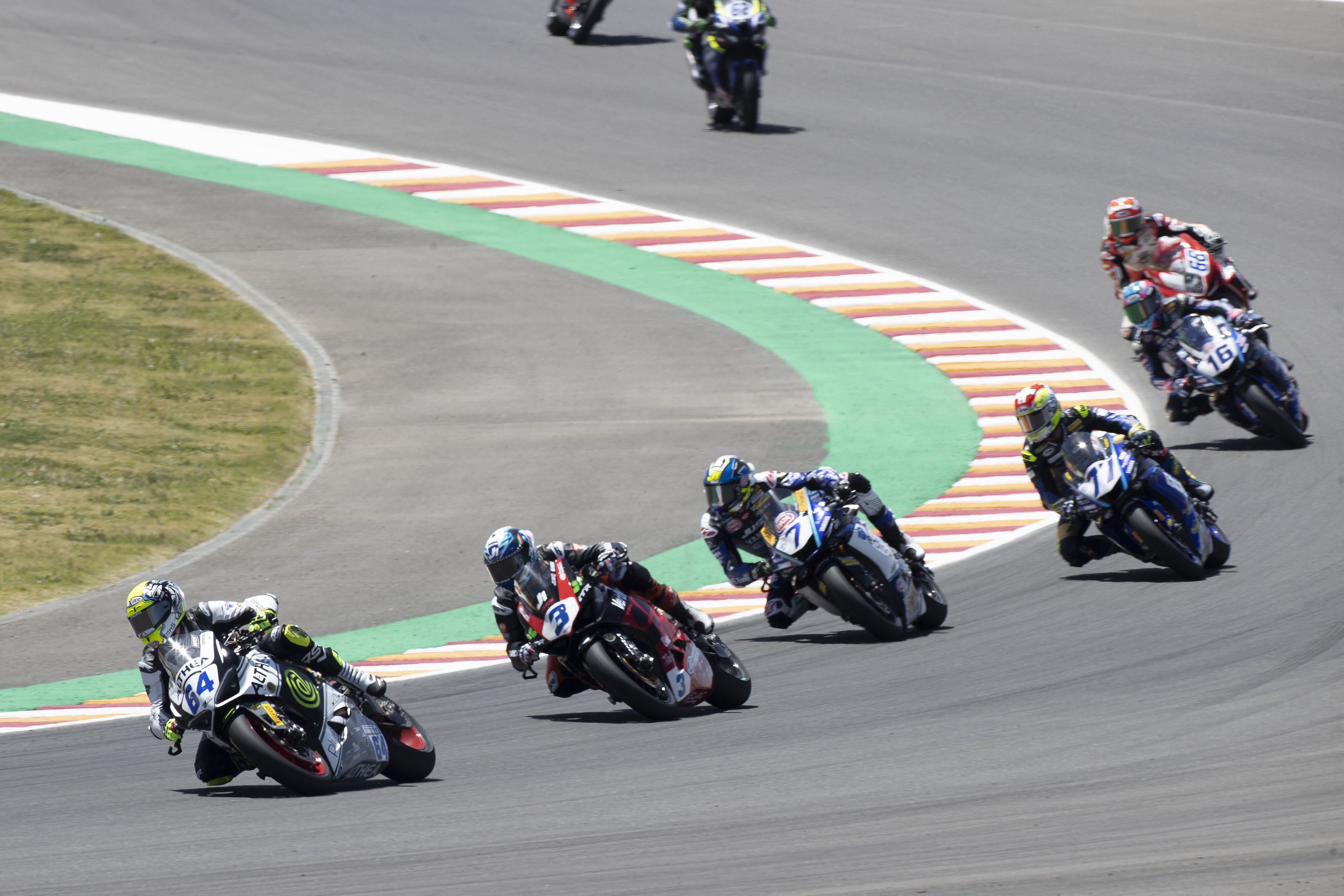 Federico Caricasulo, Raffaele De Rosa, Lorenzo Baldassarri, Dominique Aegerter, Jules Cluzel y Niki Tuuli, WSS Argentina 2022