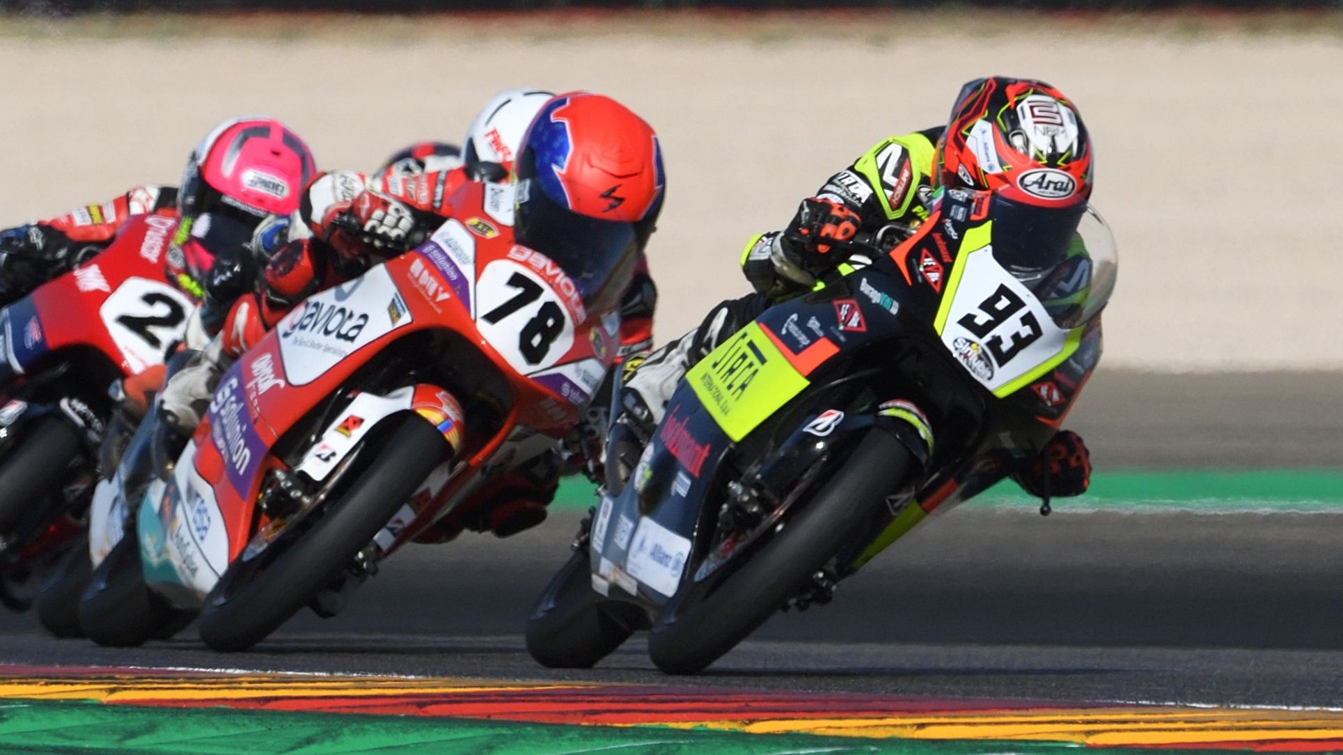 Guido Pini y Joel Esteban se juegan la European Talent Cup, el único título del JuniorGP que queda por decidir en Valencia