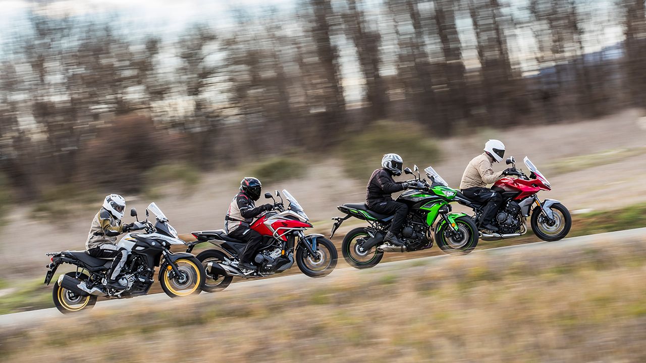 Comparativa sport turismo medias honda nc70 suzuki v strom kawasaki versys triumph tiger (3)