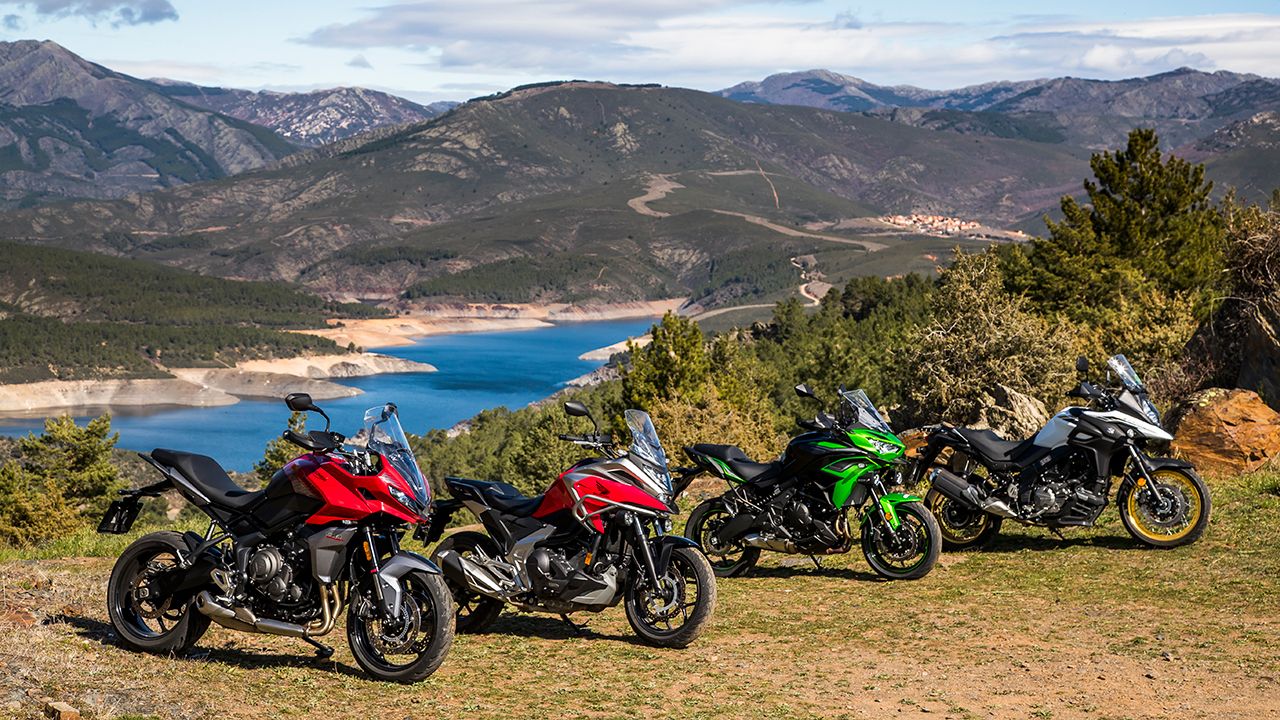 Comparativa sport turismo medias honda nc70 suzuki v strom kawasaki versys triumph tiger (9)
