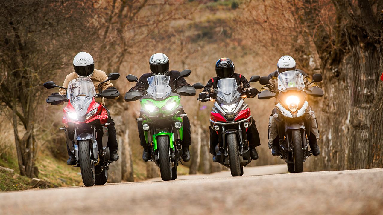 Comparativa sport turismo medias honda nc70 suzuki v strom kawasaki versys triumph tiger (2)