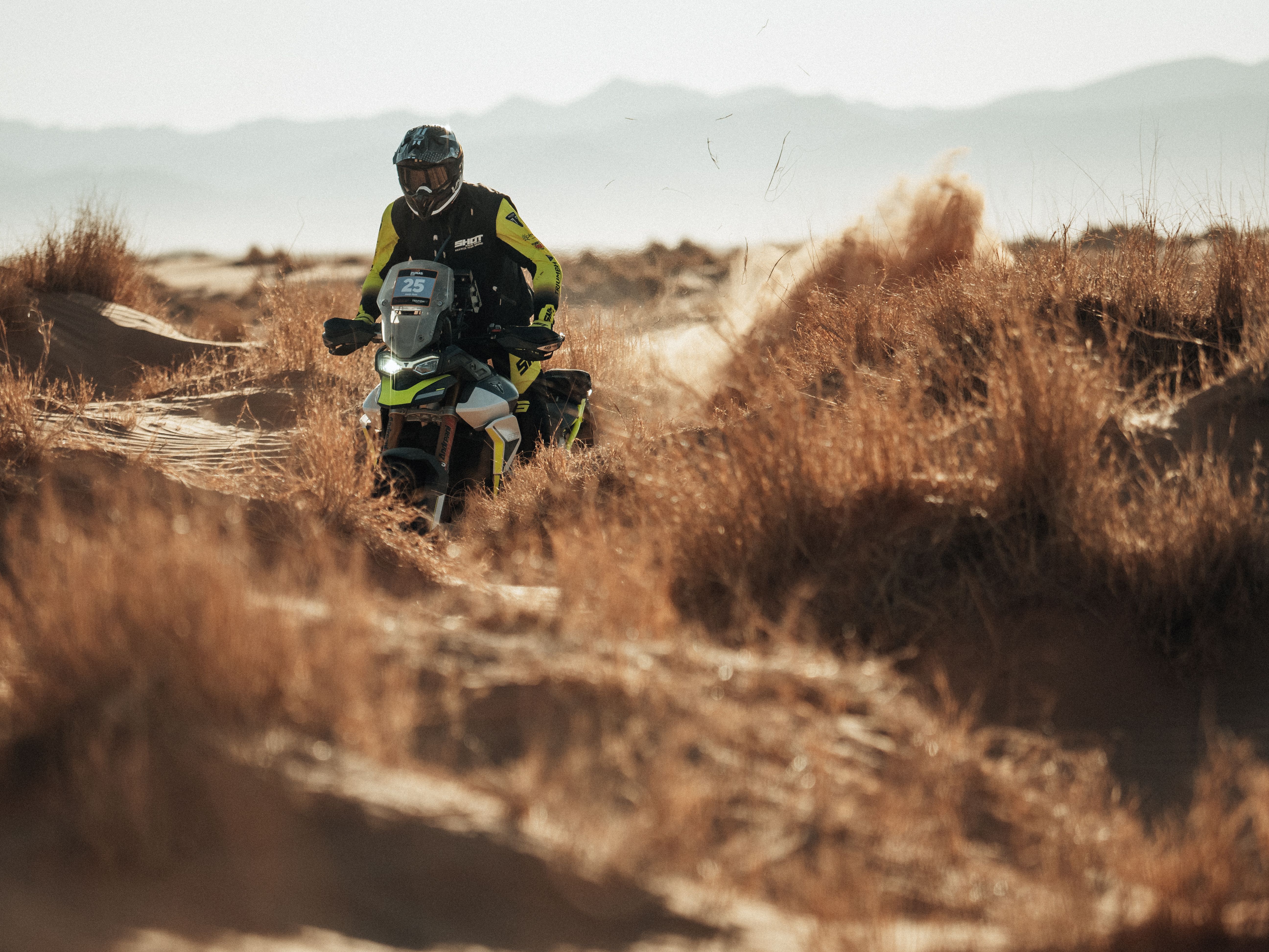 Las Triumph Tiger triunfan en el raid 1000 Dunas 