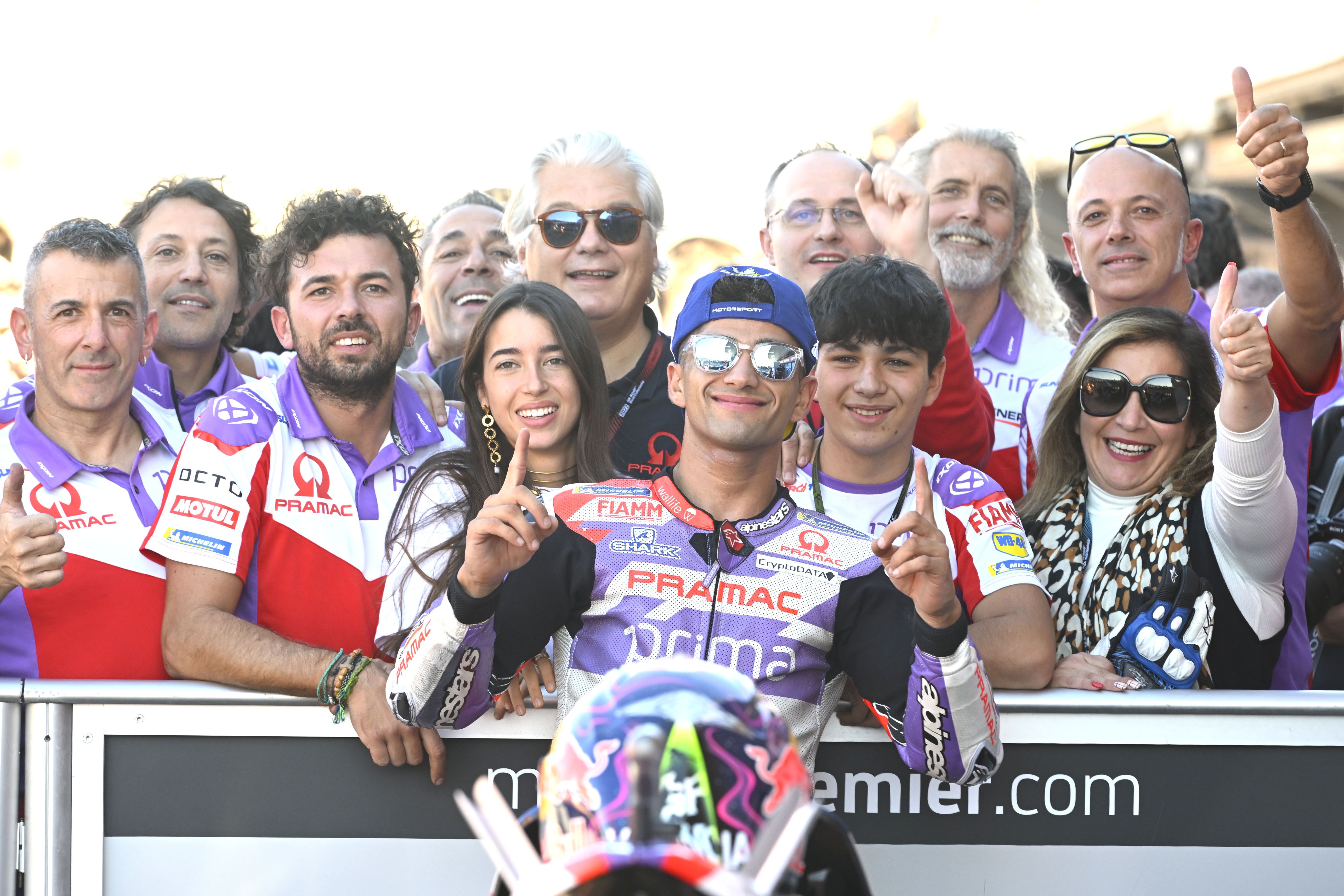 Jorge Martín ha logrado en Valencia su tercera pole consecutiva.