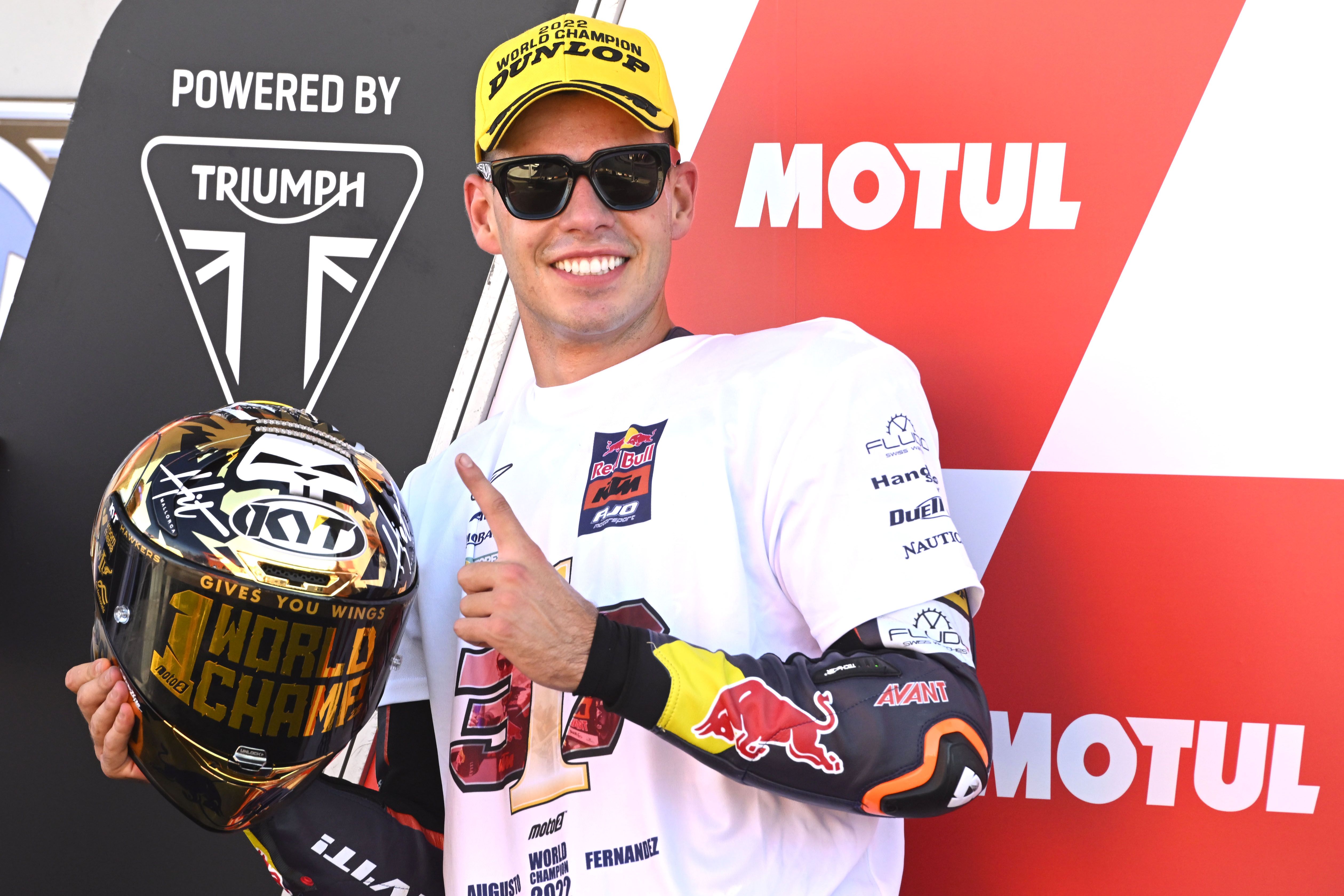Augusto Fernández campeón del mundo, Moto2 Valencia 2022