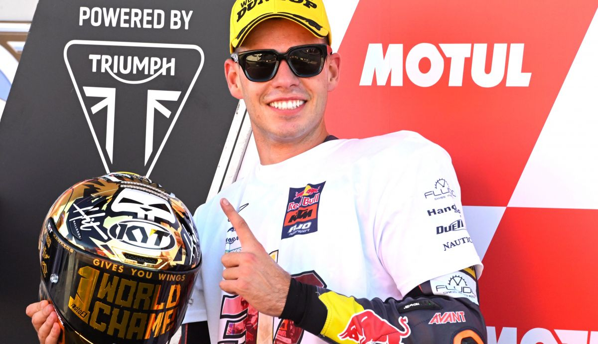 Augusto Fernández campeón del mundo, Moto2 Valencia 2022