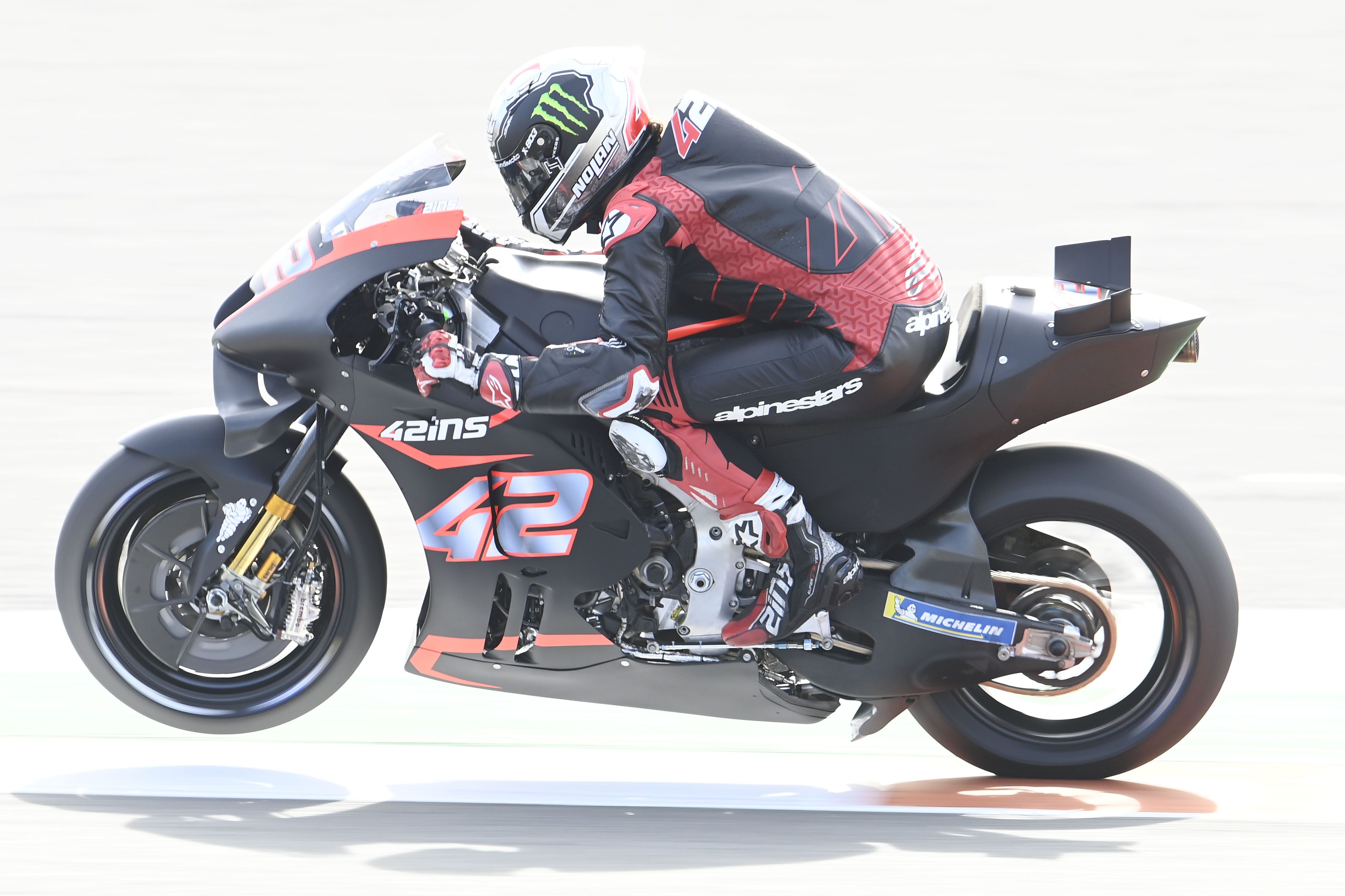 Álex Rins, test Valencia MotoGP 2023