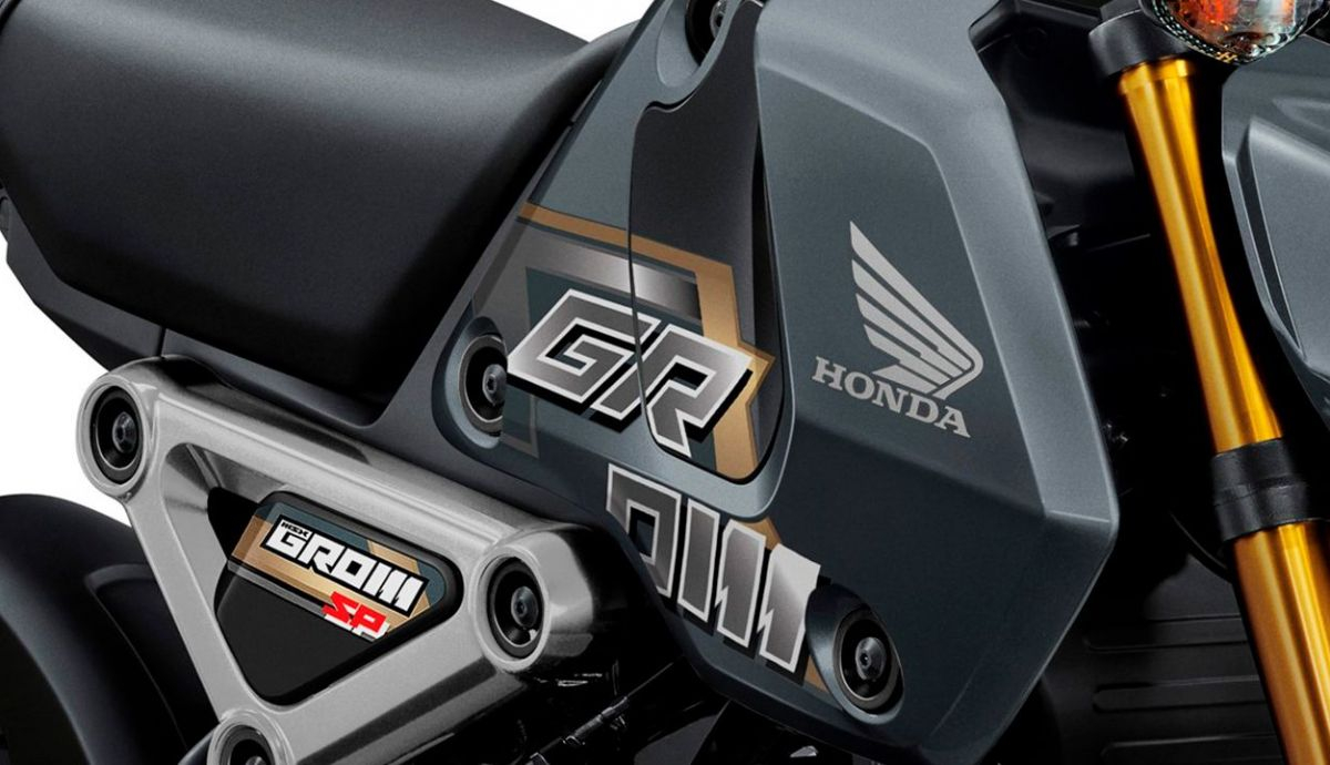 Honda MSX125 Grom 2023 en color Gris Dim Metalizado