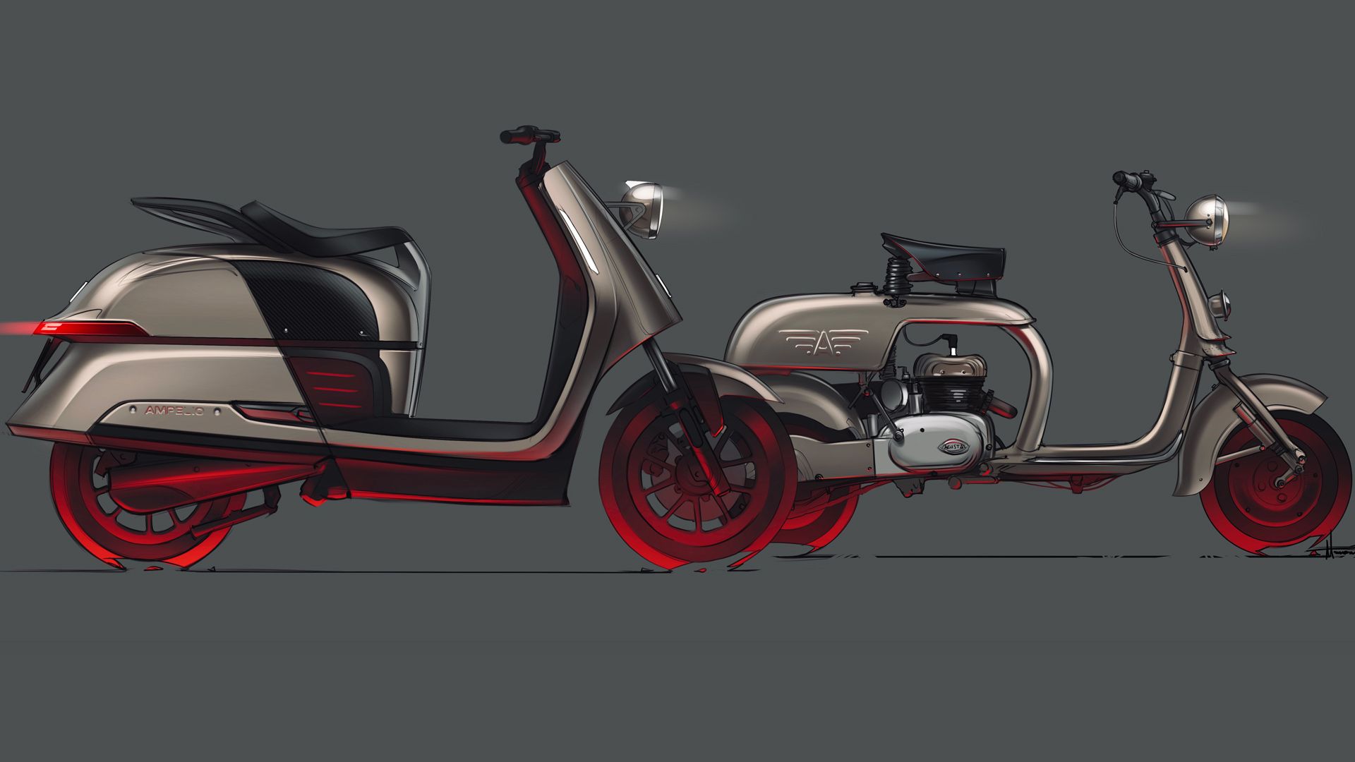 MV Agusta Ampelio Sketches (10)