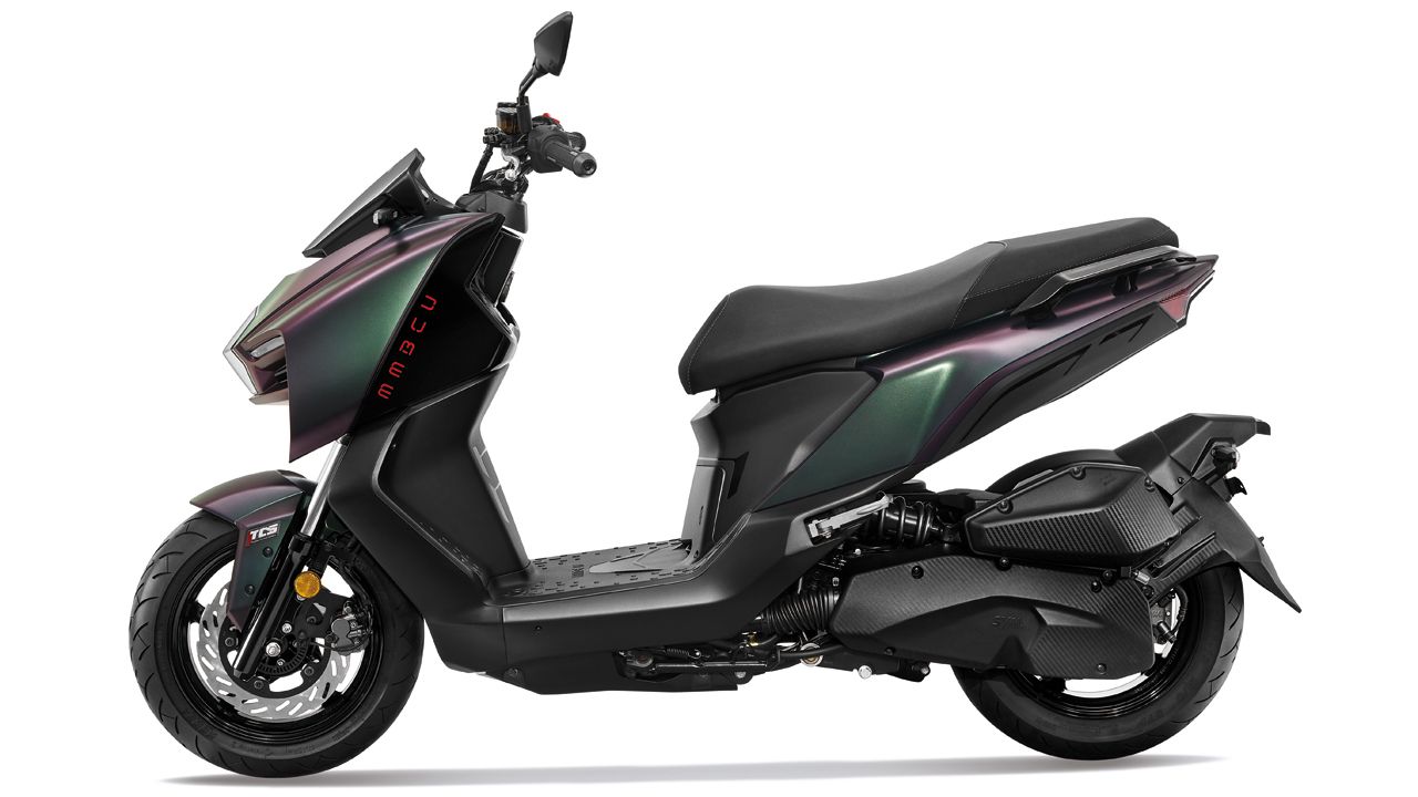 SYM MMBCU, un scooter crossover con estética reptiliana