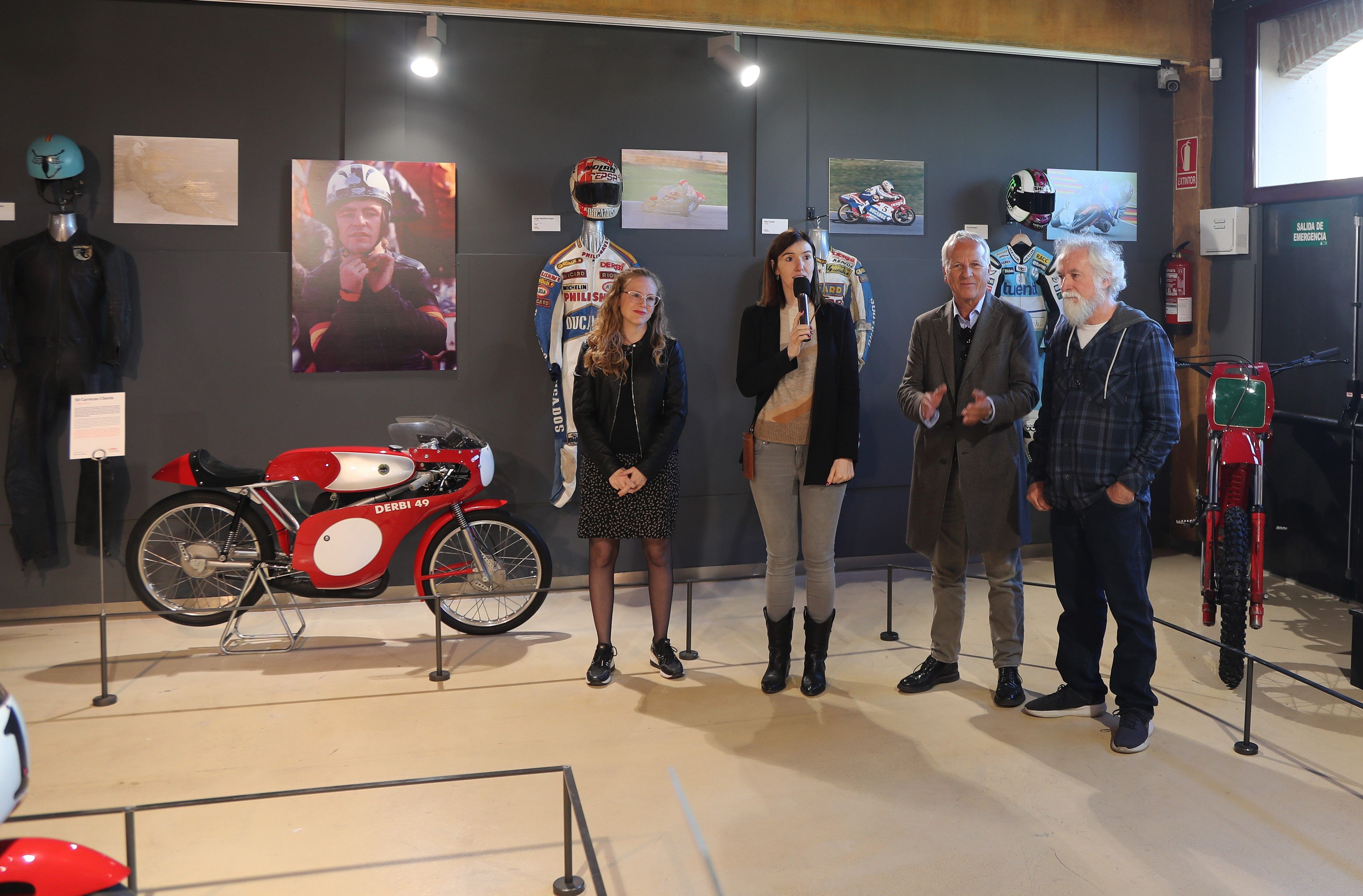  Exposición "+ DERBI, de las calles a los circuitos" Museo Moto Bassella
