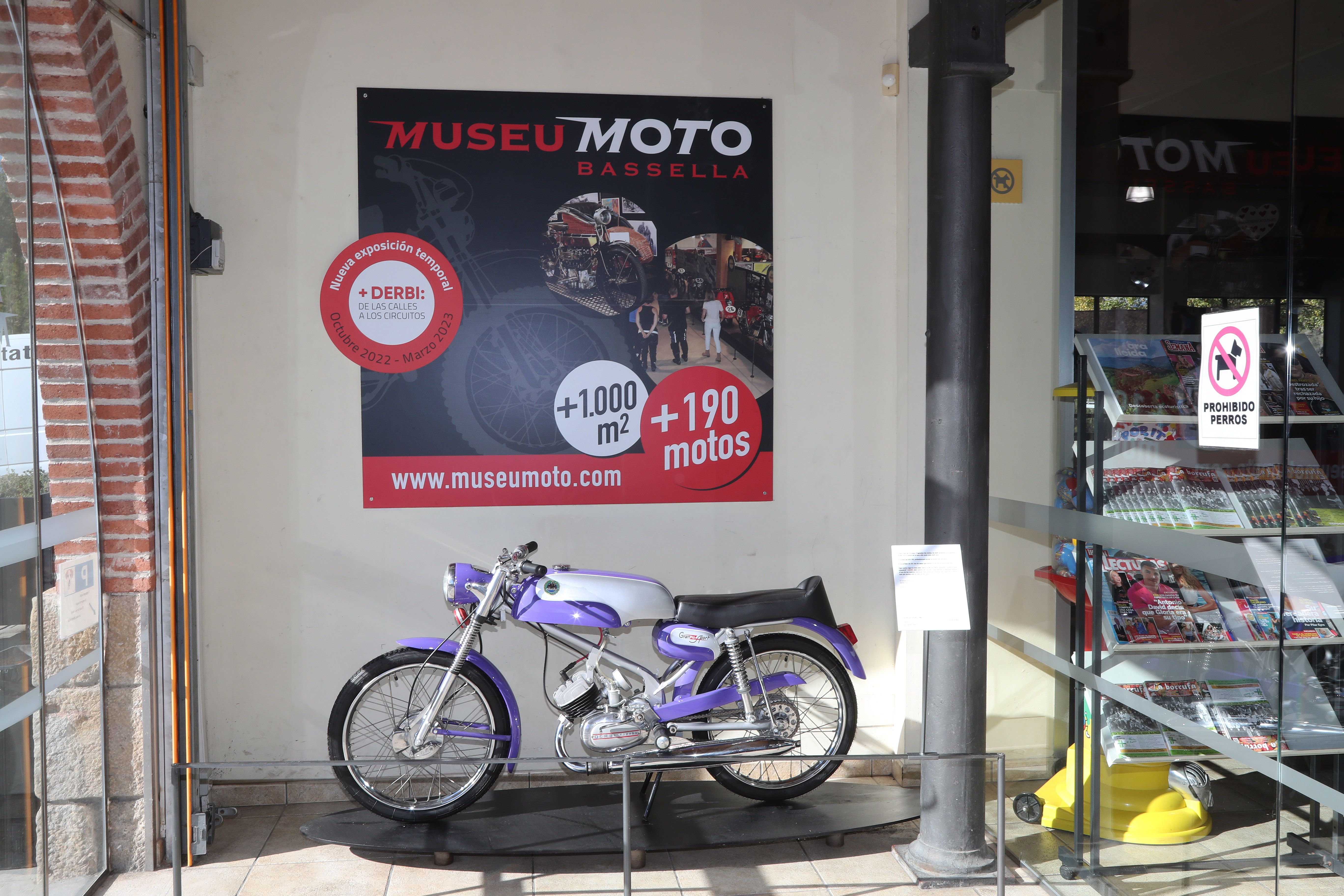  Exposición "+ DERBI, de las calles a los circuitos" Museo Moto Bassella