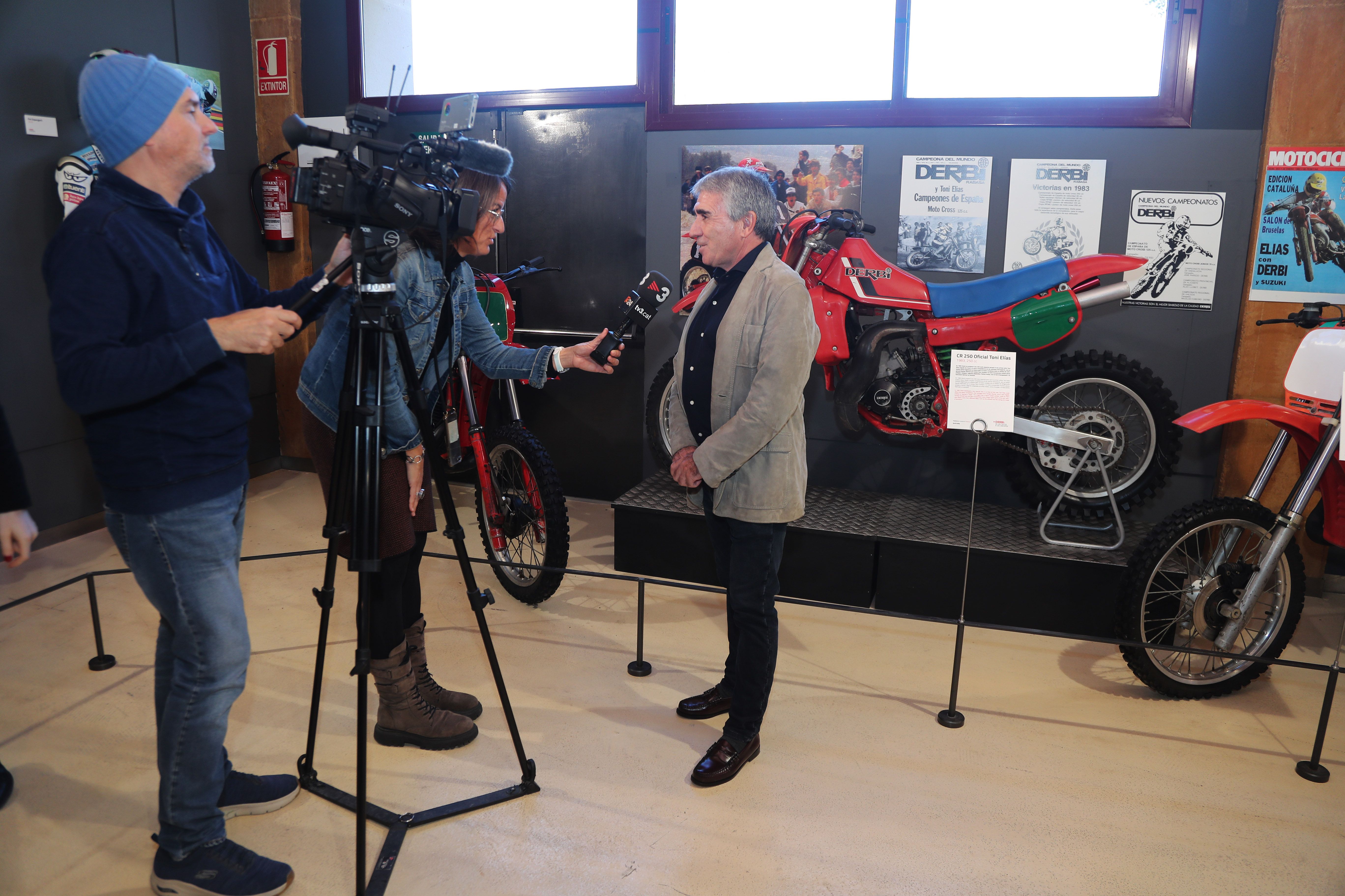  Exposición "+ DERBI, de las calles a los circuitos" Museo Moto Bassella