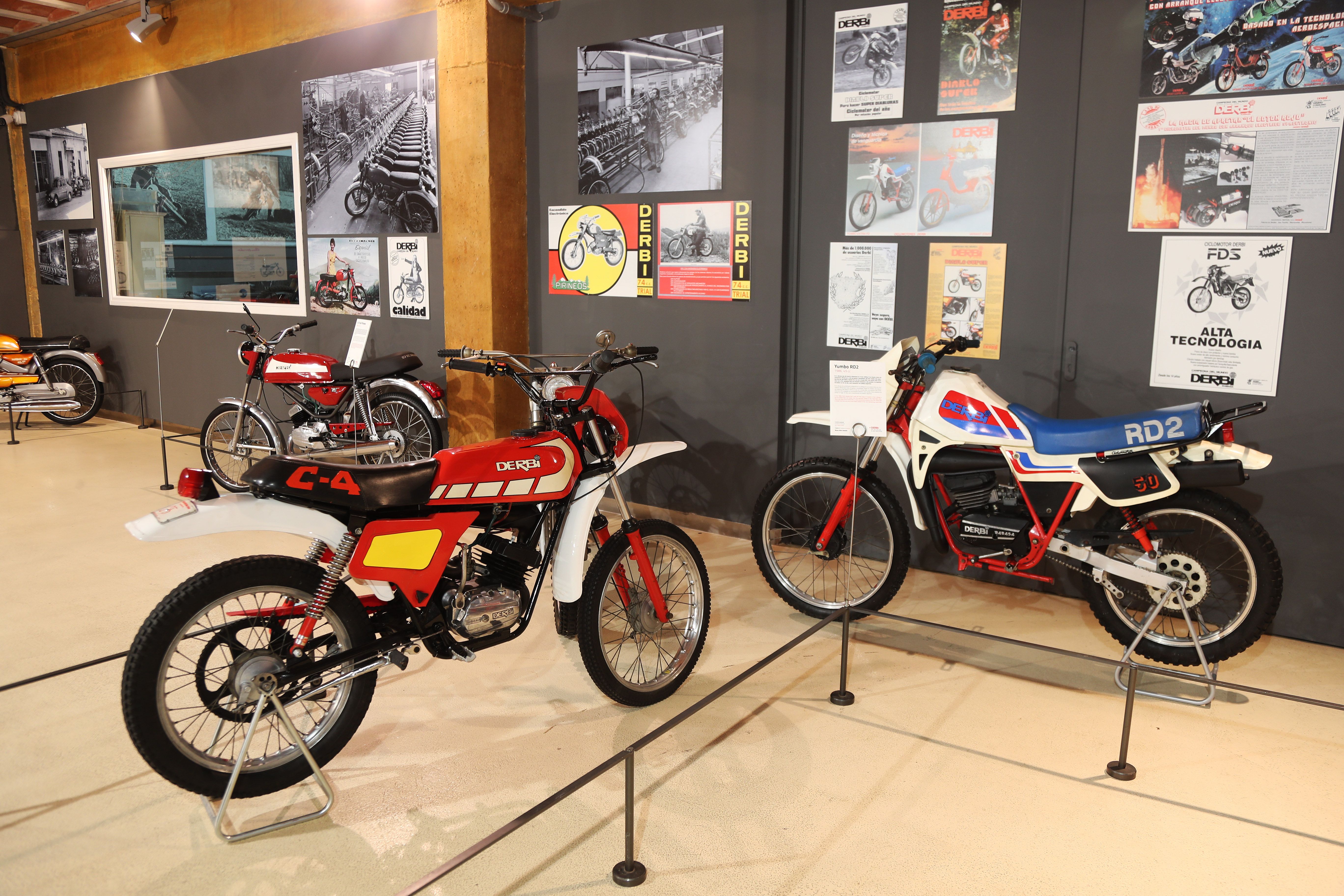  Exposición "+ DERBI, de las calles a los circuitos" Museo Moto Bassella