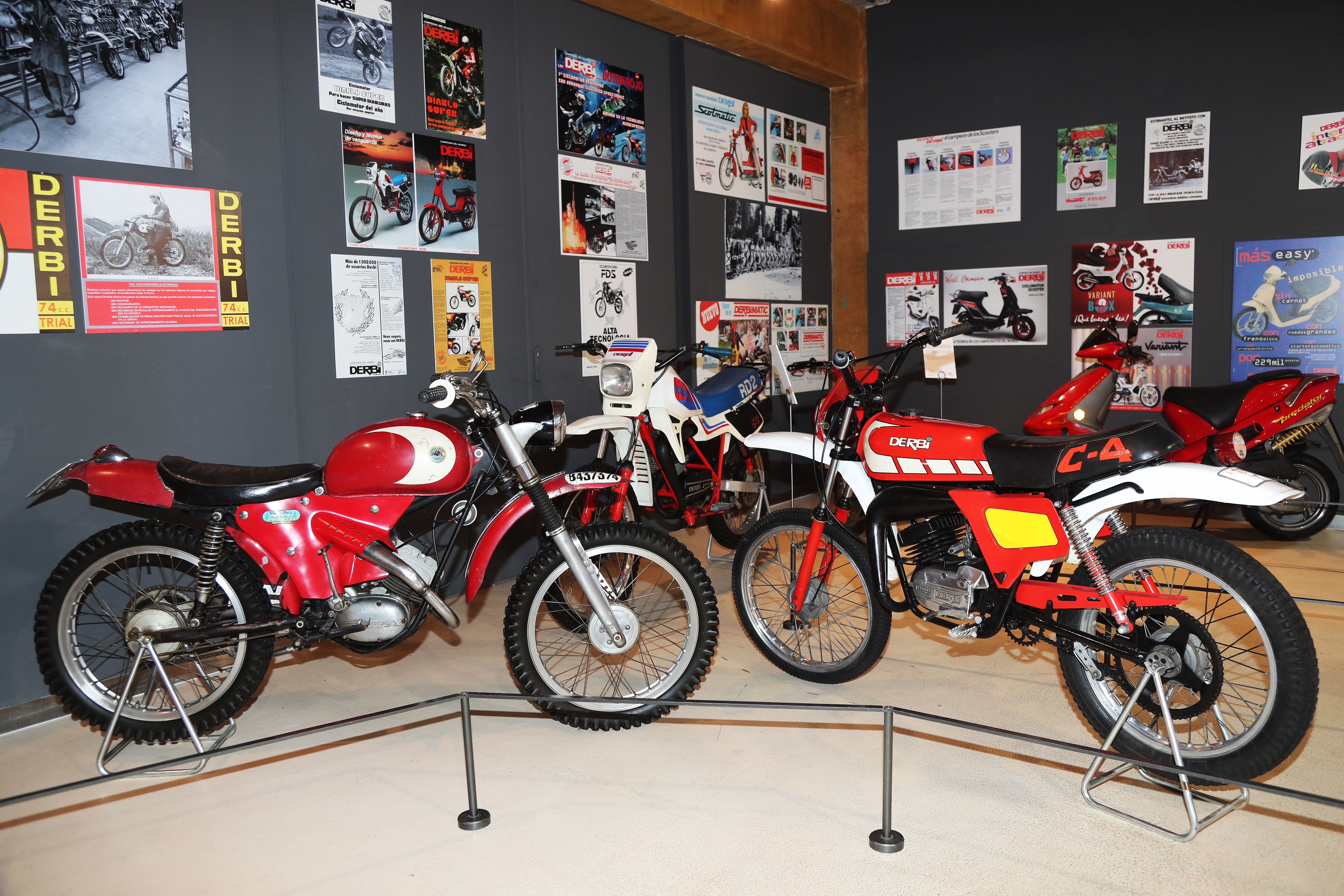  Exposición "+ DERBI, de las calles a los circuitos" Museo Moto Bassella