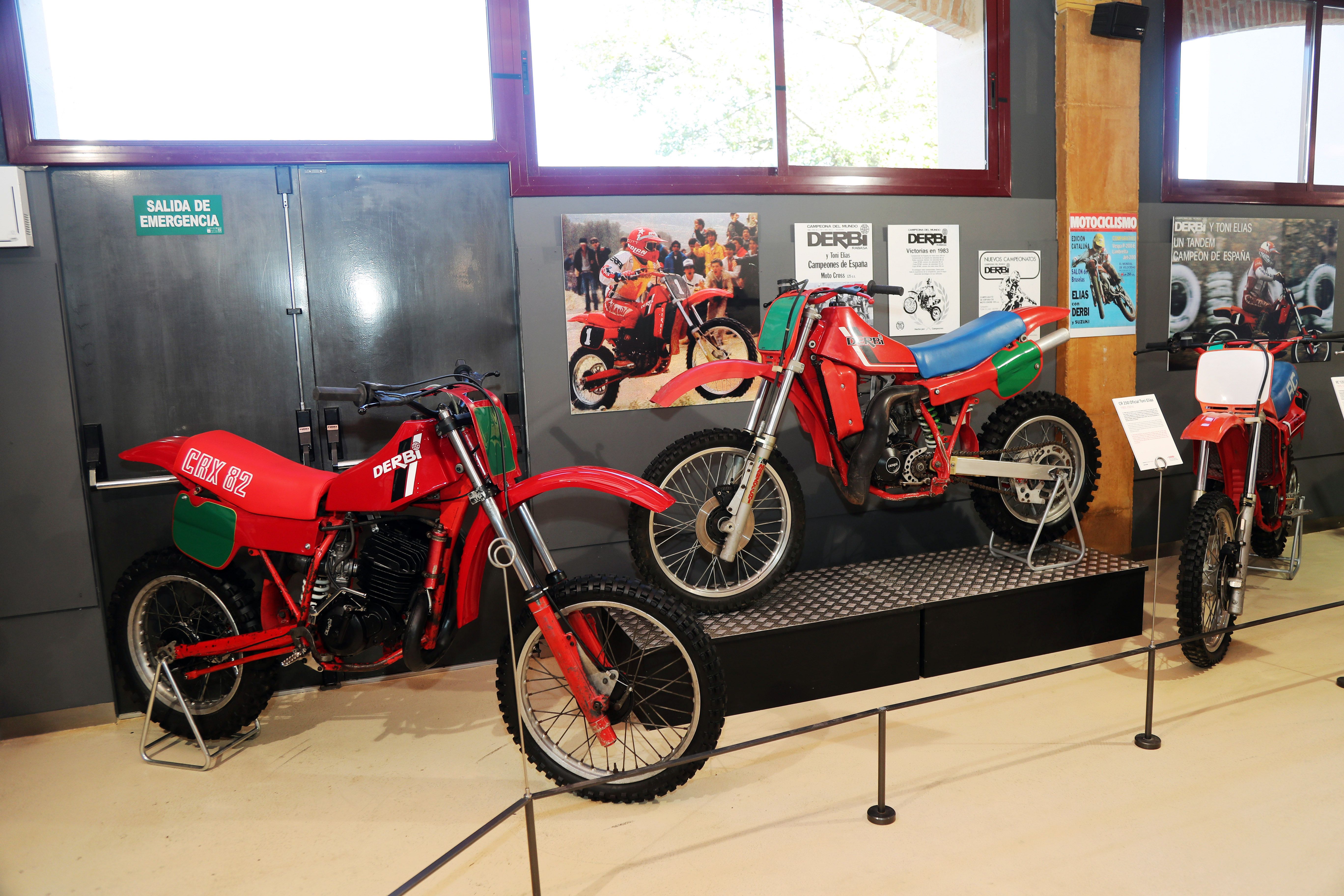  Exposición "+ DERBI, de las calles a los circuitos" Museo Moto Bassella