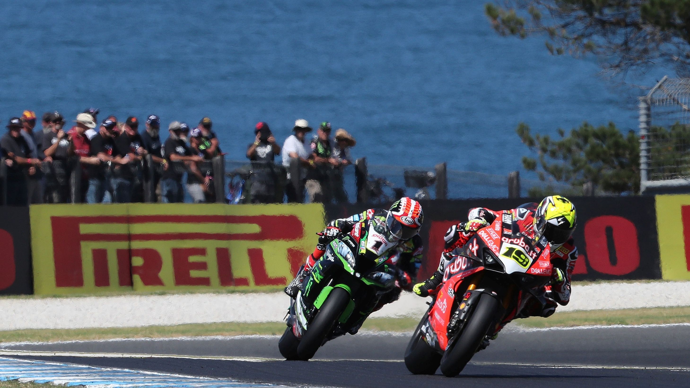 Álvaro Bautista y Jonathan Rea en Australia 2019, el penúltimo paso del WorldSBK por Phillip Island