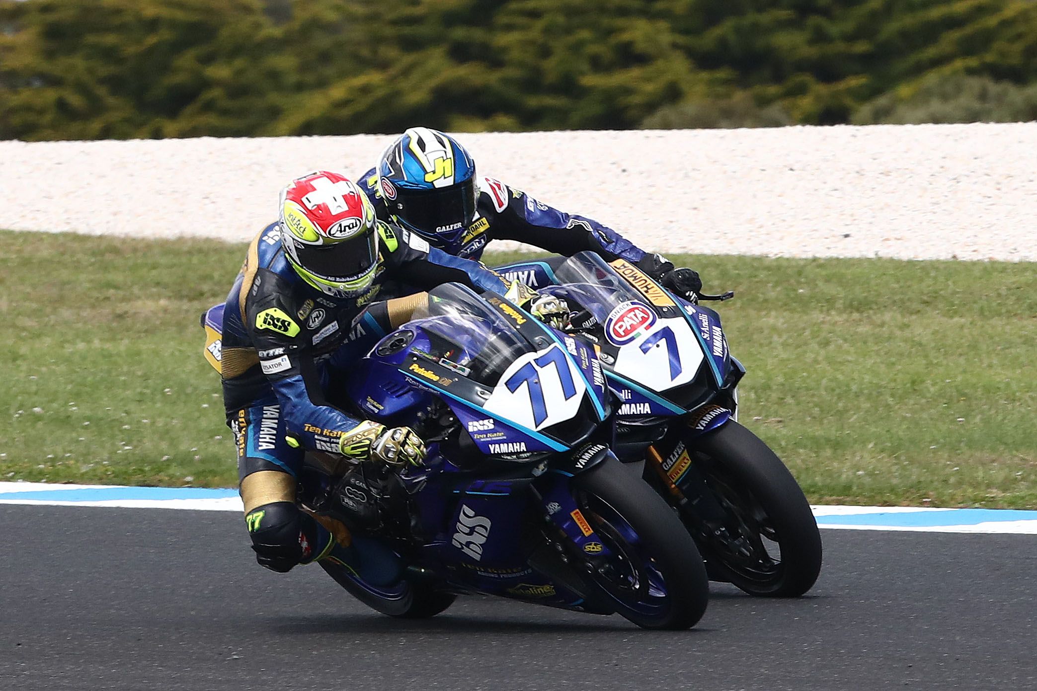 Dominique Aegerter supera a Lorenzo Baldassarri, WSS Australia 2022
