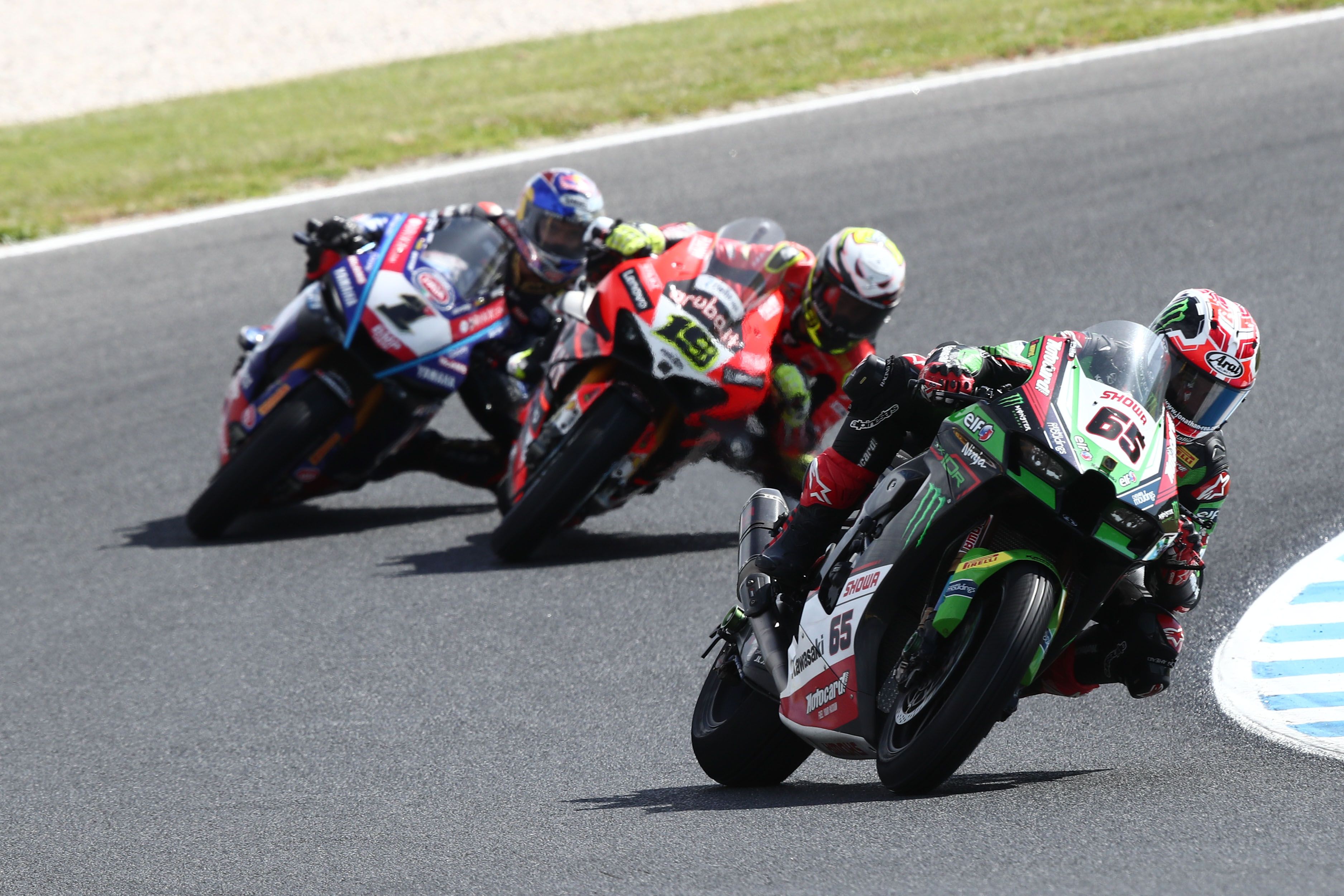Jonathan Rea comanda ante Álvaro Bautista y Toprak Razgatlioglu, WSBK Australia 2022