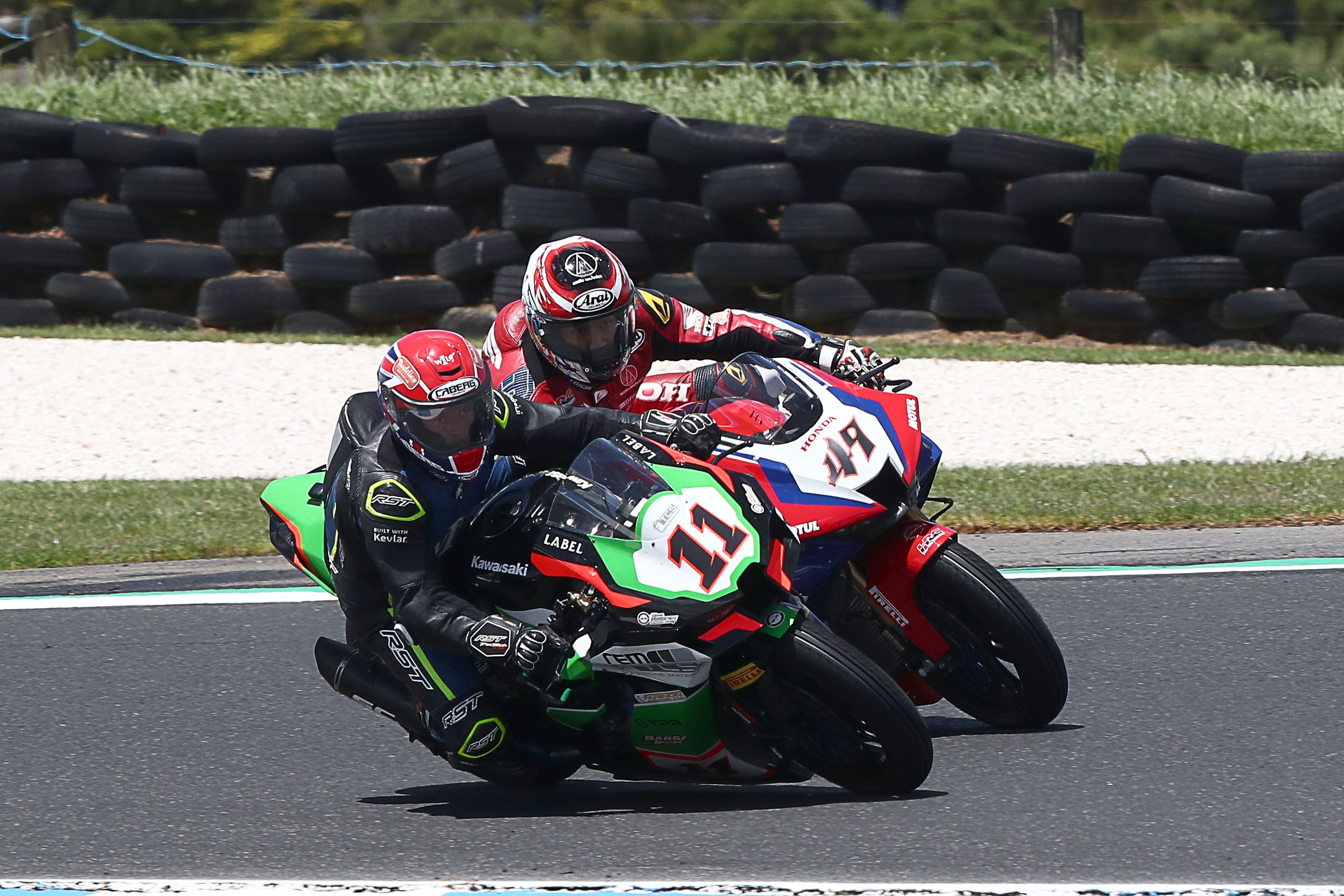 Kyle Smith supera a Tetsuta Nagashima, WSBK Australia 2022