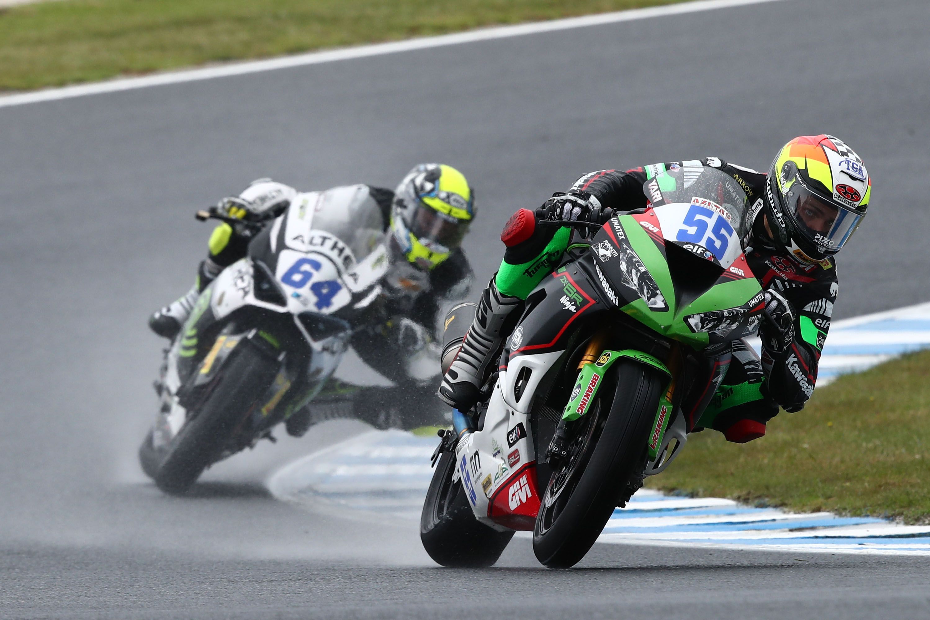 Yari Montella delante de Federico Caricasulo, WSS Australia 2022