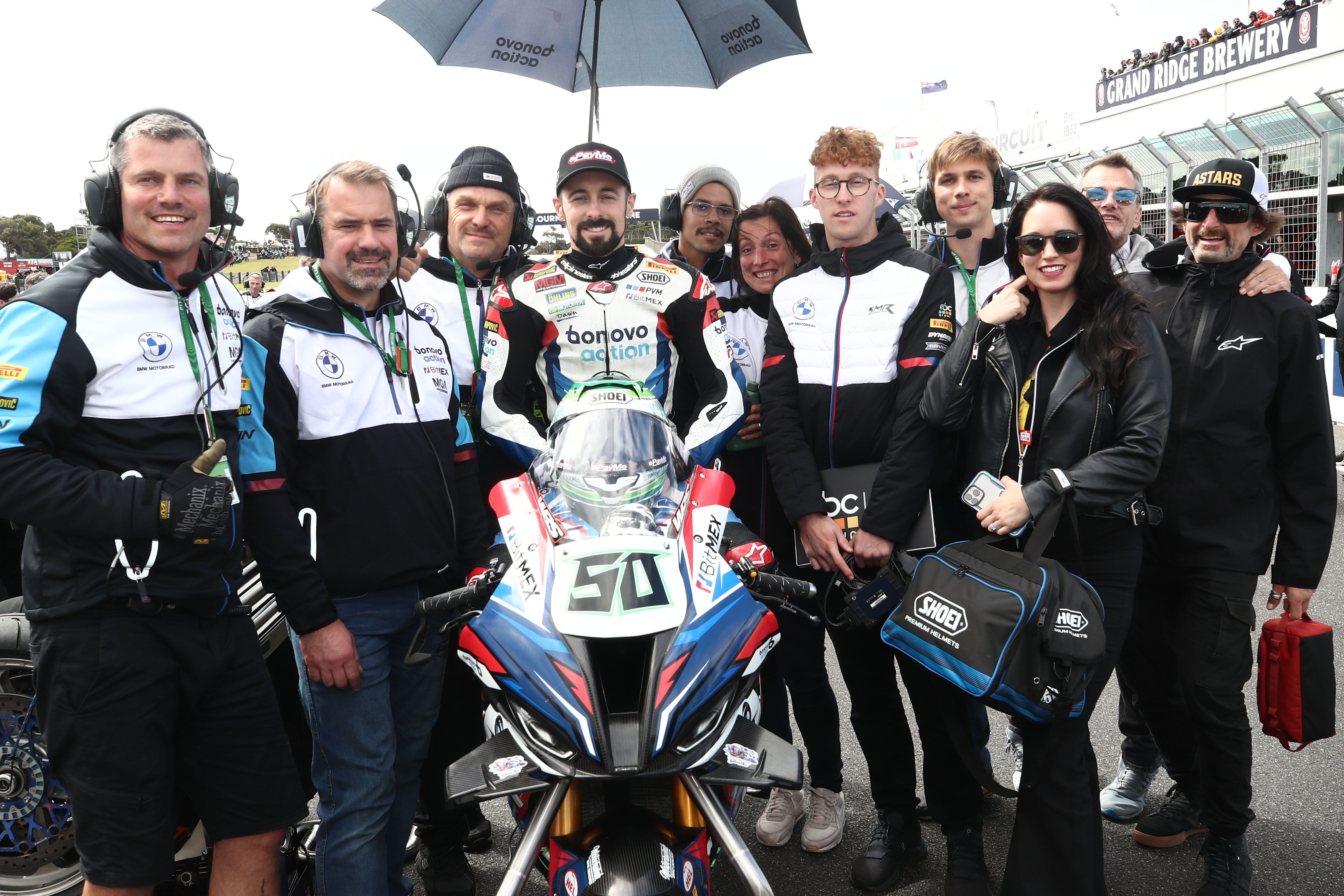 Eugene Laverty antes de su última carrera en el Mundial de Superbike WSBK Australia 2022