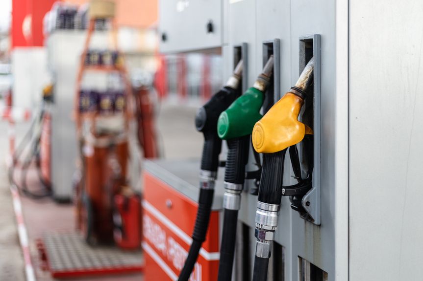 Mangueras de una gasolinera que aparece en Geoportal gasolineras Mangueras de una gasolinera que aparece en Geoportal gasolineras