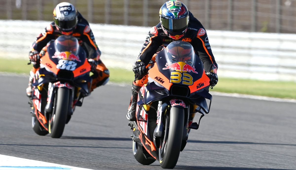 Las KTM oficiales de Brad Binder y Miguel Oliveira han protagonizado grandes remontadas Las KTM oficiales de Brad Binder y Miguel Oliveira han protagonizado grandes remontadas