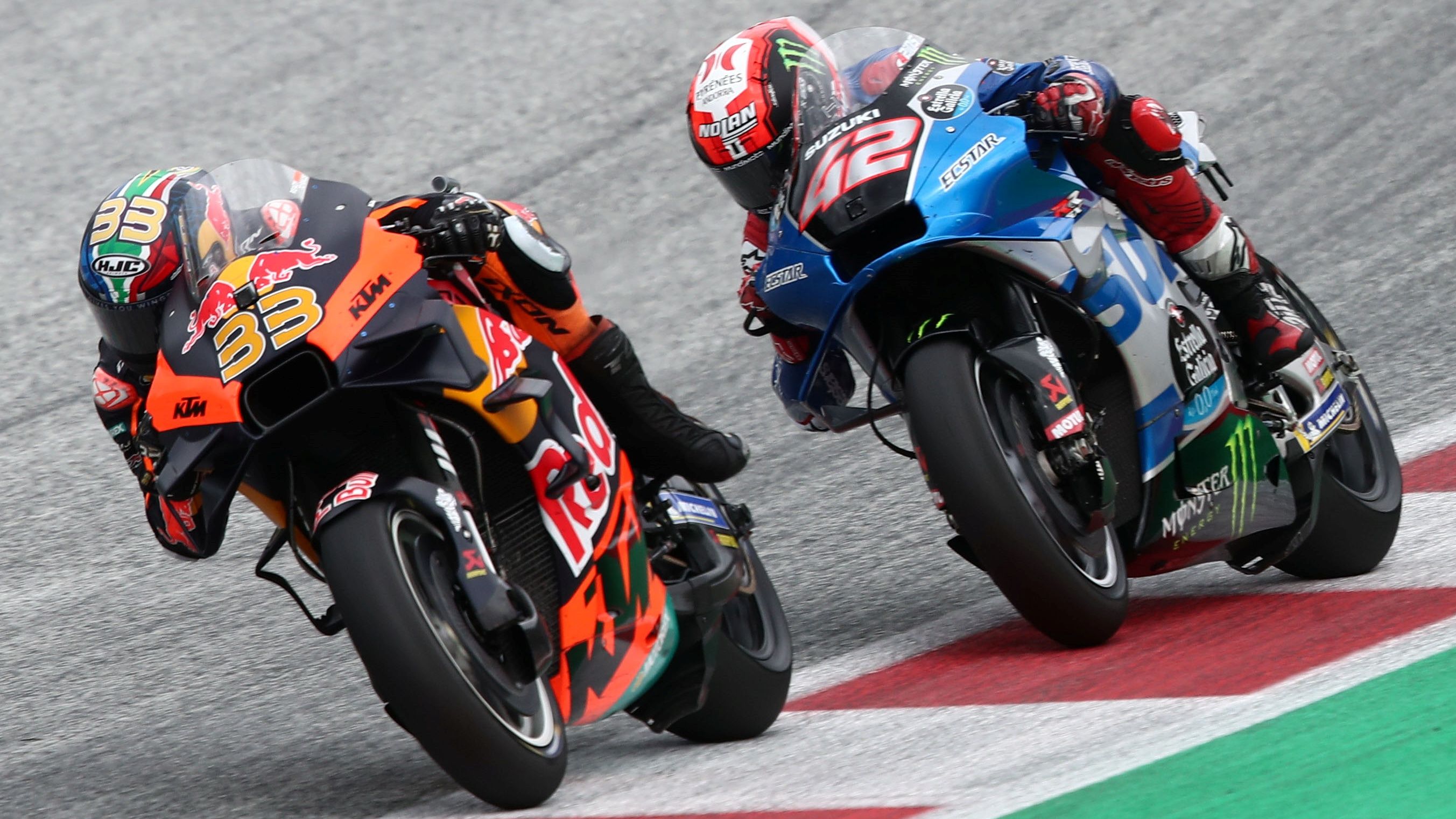 Brad Binder y Álex Rins han sido de los mejores en carrera en MotoGP 2022