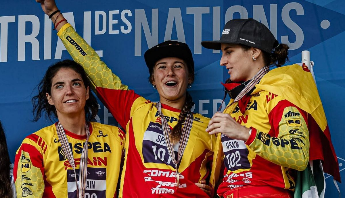 Berta Abellán, Sandra Gómez y Alba Villegas ganaron con España el trial de las naciones femenino Berta Abellán, Sandra Gómez y Alba Villegas ganaron con España el trial de las naciones femenino