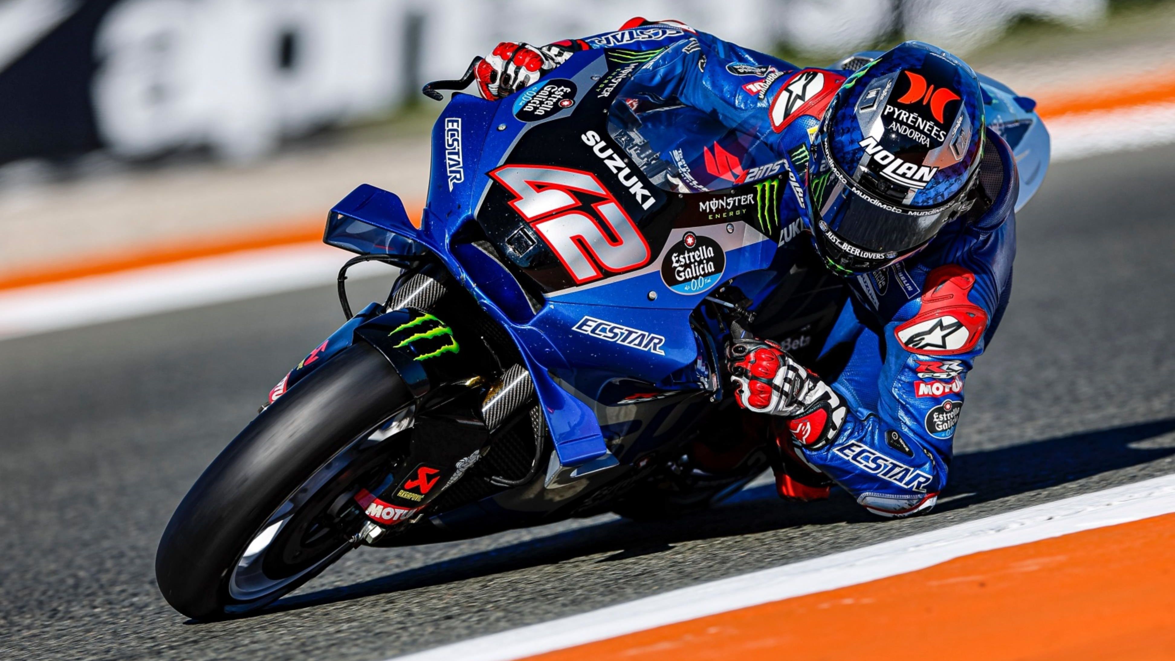 Álex Rins ganó en Valencia 2022 la última carrera de Suzuki en MotoGP