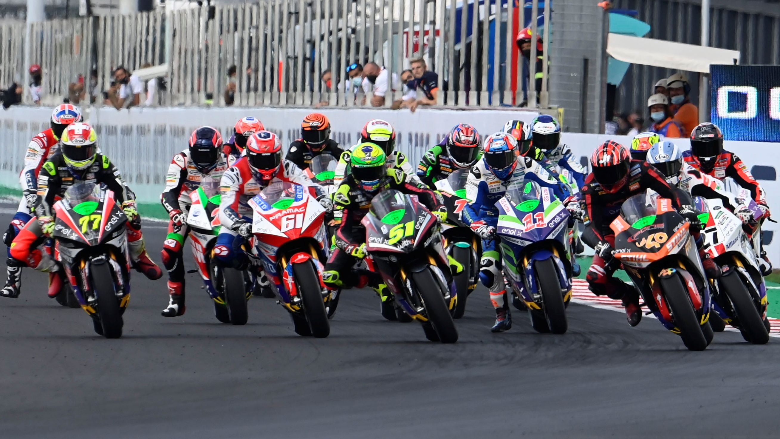 Jordi Torres comanda una salida en MotoE con las Energica