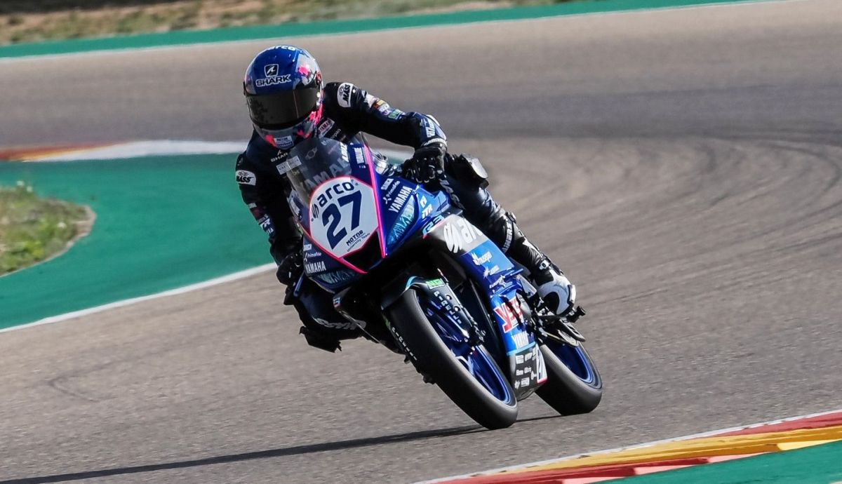 Álvaro Díaz ha sido un salto de calidad para ser campeón mundial de Supersport 300 2022