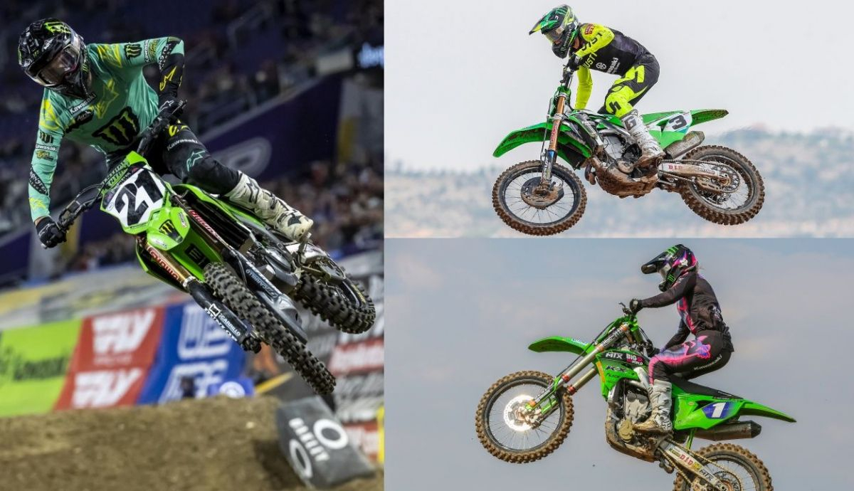 Jason Anderson, Romain Febvre y Courtney Duncan han ganado carreras con Kawasaki en offroad en este 2022 Jason Anderson, Romain Febvre y Courtney Duncan han ganado carreras con Kawasaki en offroad en este 2022