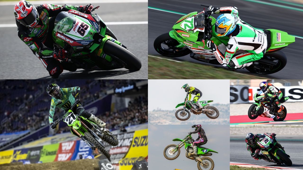 Jonathan Rea, Victor Steeman, Jason Anderson, Romain Febvre, Courtney Duncan, Can Oncu y Alex Lowes han brillado con Kawasaki en 2022