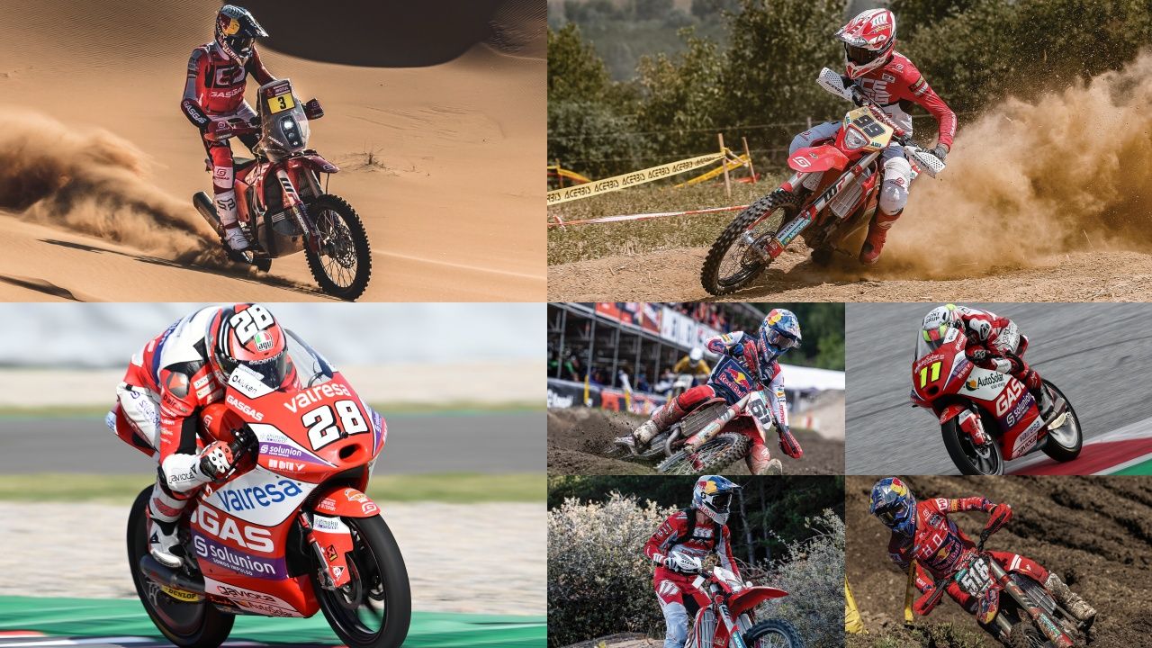 GasGas ha conseguido títulos mundiales en 2022 con Sam Sunderland, Andrea Verona e Izan Guevara, con otros protagonistas como Jorge Prado, Sergio García, Taddy Blazusiak y Simon Langenfelder