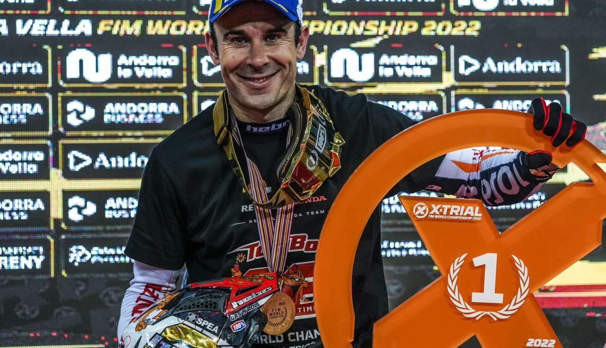 Toni Bou también conquistó el Mundial de X Trial 2022 Toni Bou también conquistó el Mundial de X Trial 2022