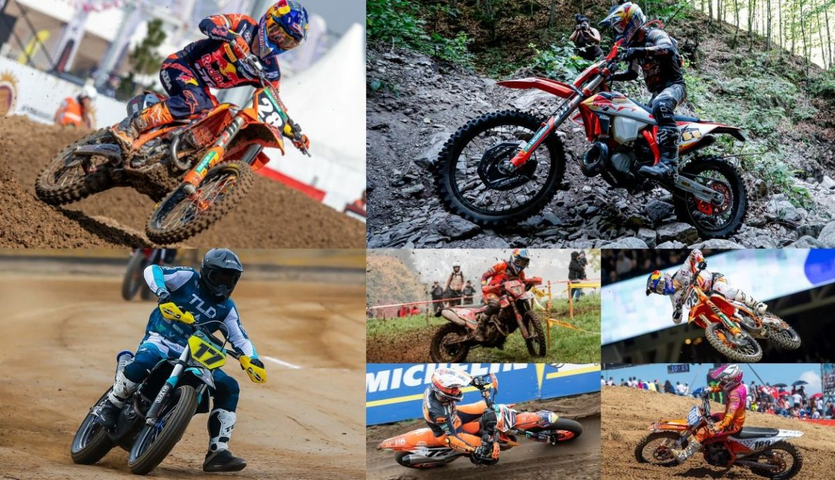 Tom Vialle, Manuel Lettenbichler y Gerard Bailo han sido campeones del mundo en 2022 con KTM, a la que han dado victorias Josep García, Marvin Musquin, Lukas Hollbacher y Shana van der Vlist Tom Vialle, Manuel Lettenbichler y Gerard Bailo han sido campeones del mundo en 2022 con KTM, a la que han dado victorias Josep García, Marvin Musquin, Lukas Hollbacher y Shana van der Vlist