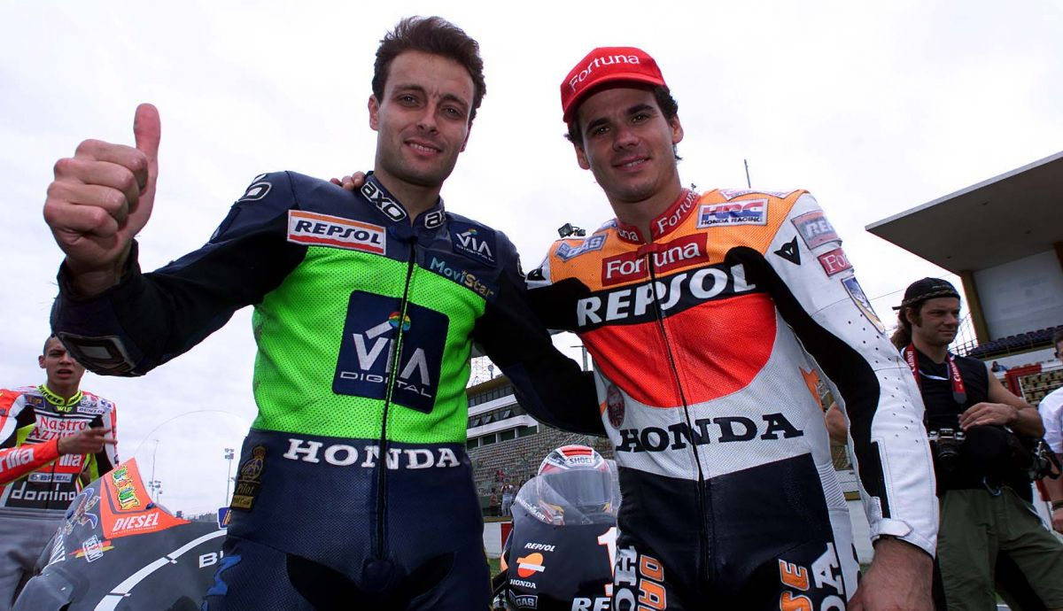 modelo español motogp I emilio alzamora alex criville modelo español motogp I emilio alzamora alex criville