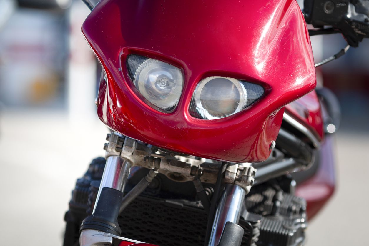 Carenado de una moto